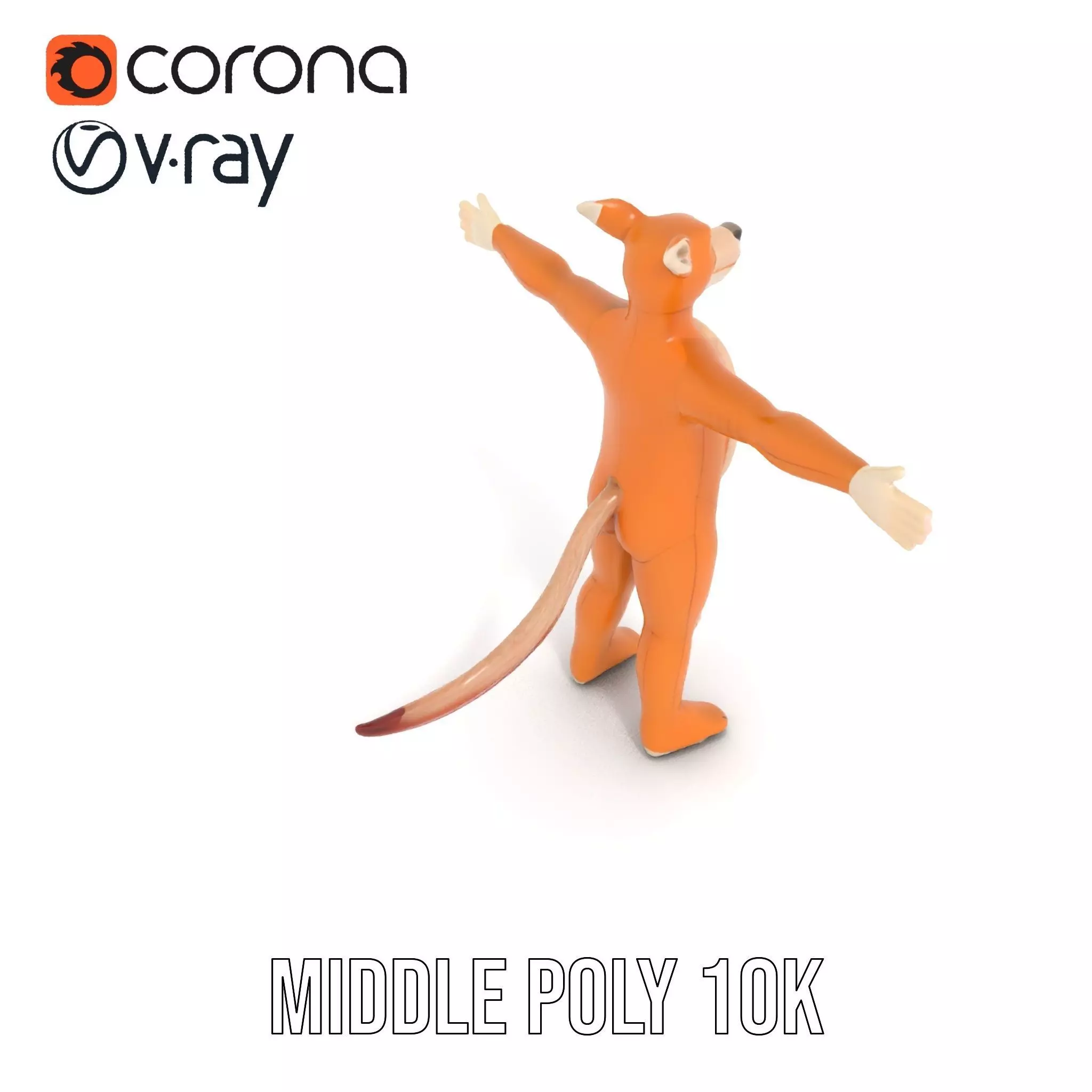 Soft Plush Animal model pack Low-poly 3D model_5