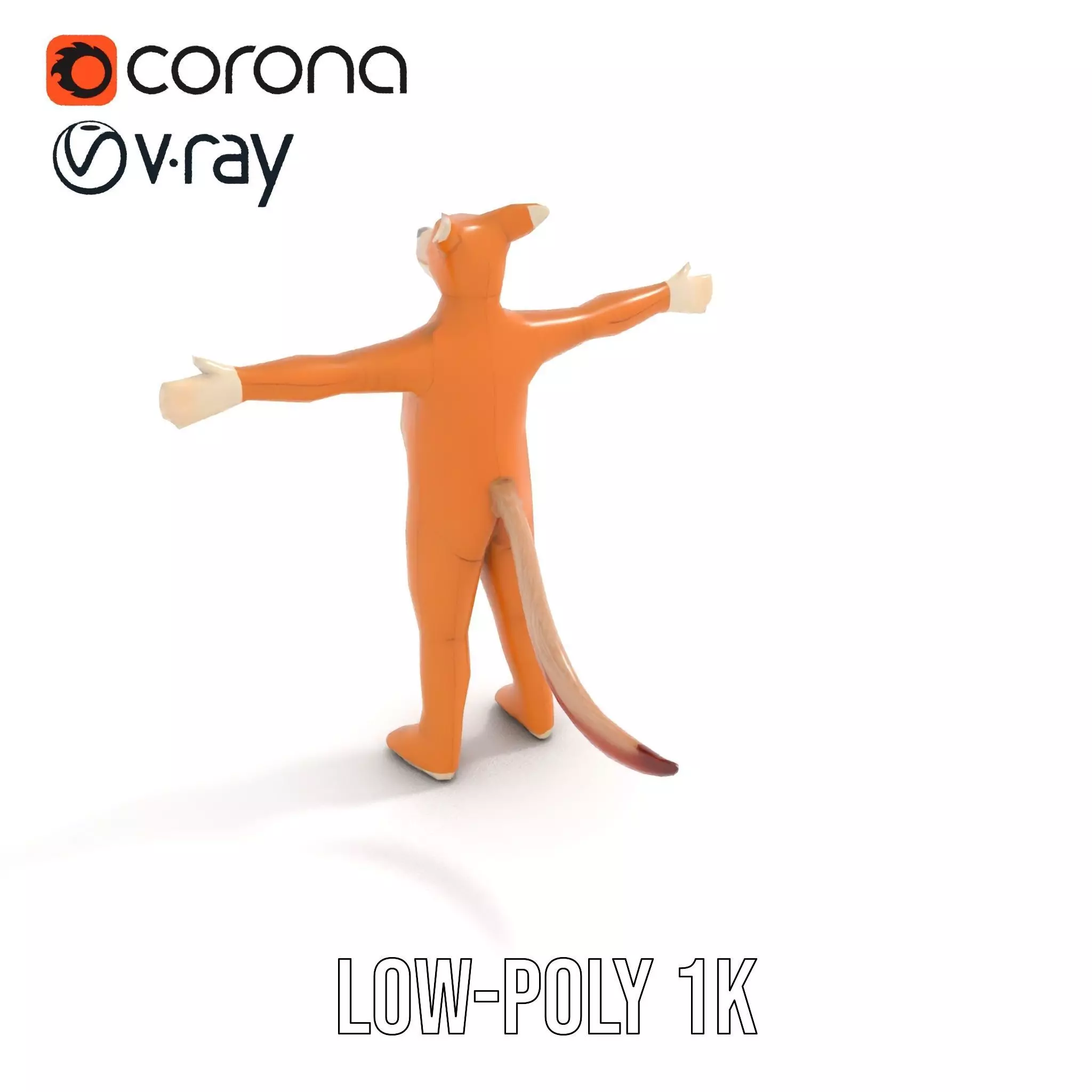 Soft Plush Animal model pack Low-poly 3D model_7