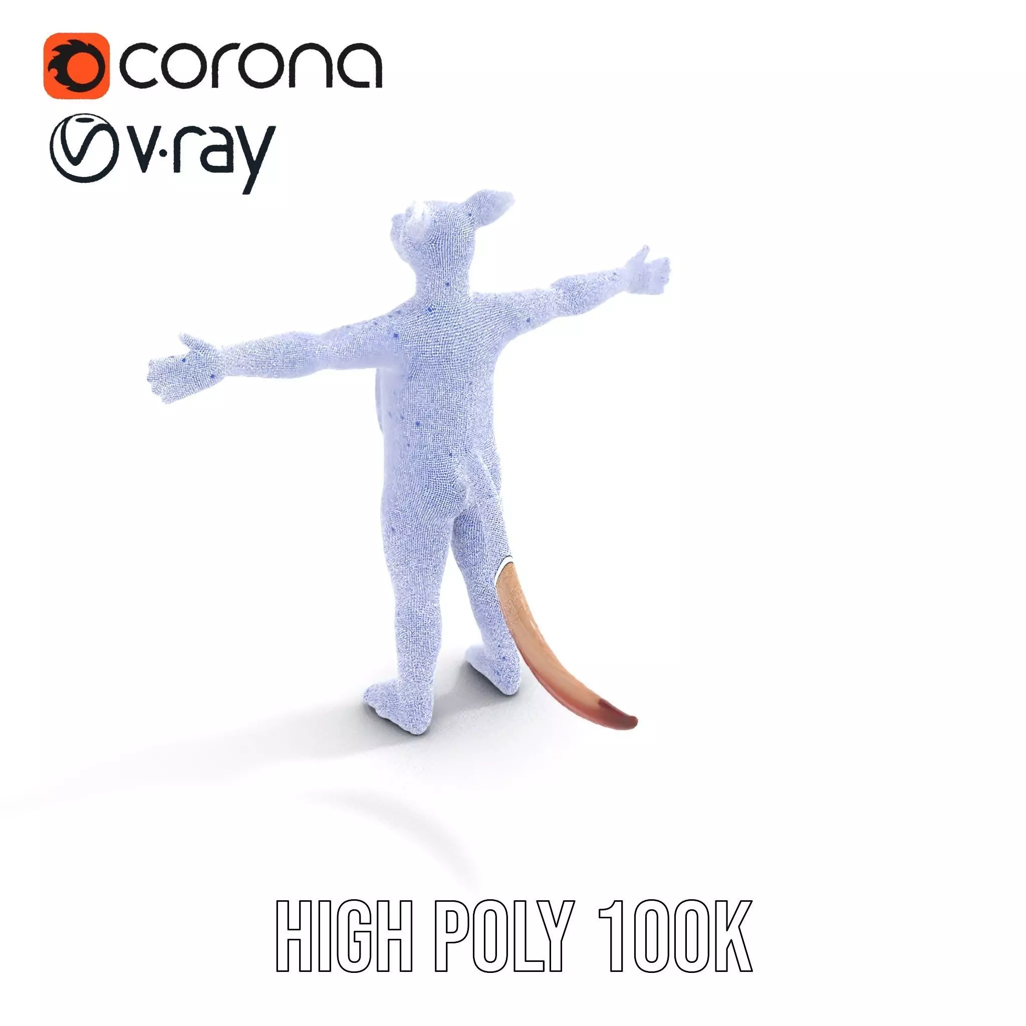 Soft Plush Animal model pack Low-poly 3D model_23