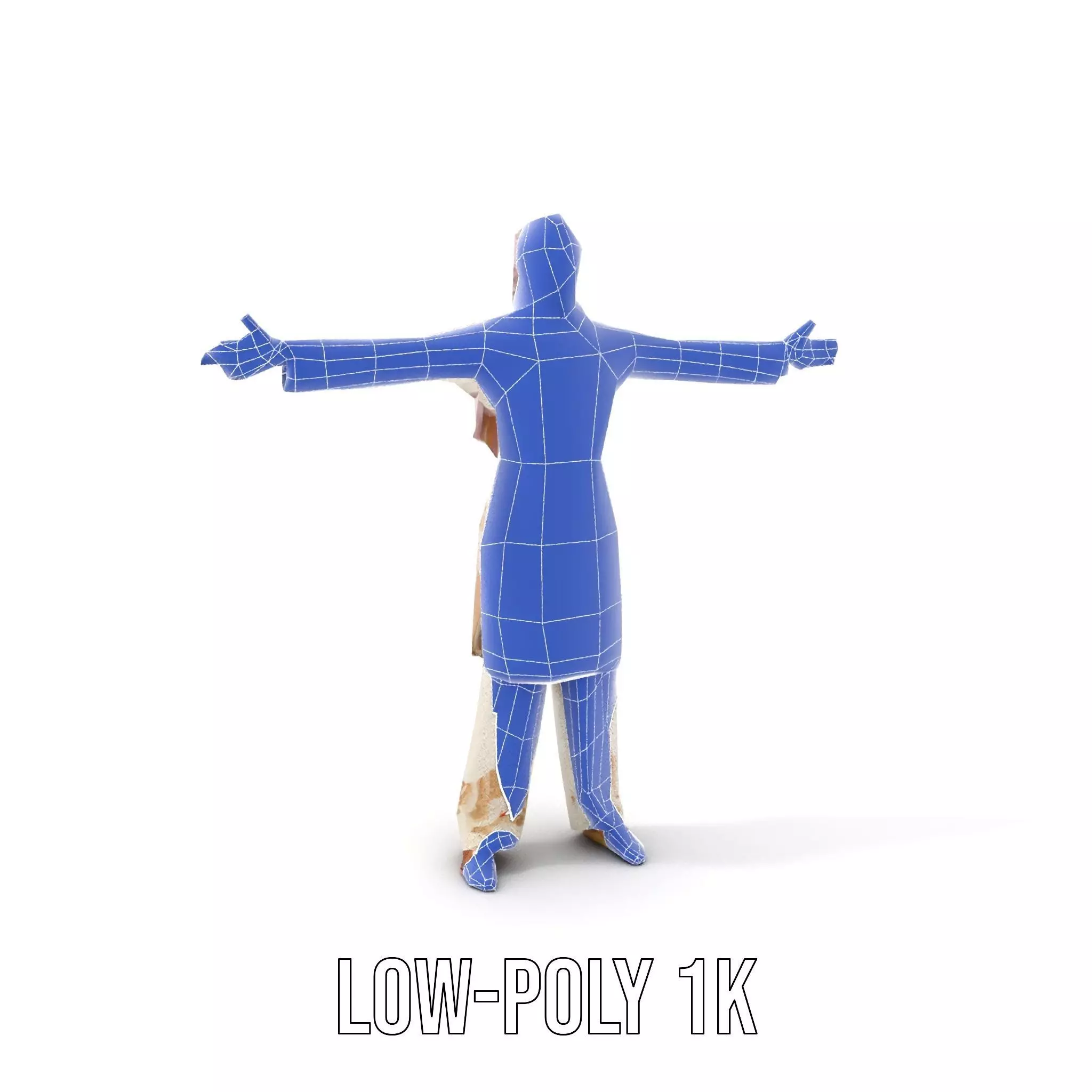 Elegant Embroidered Attire model pack Low-poly 3D model_27