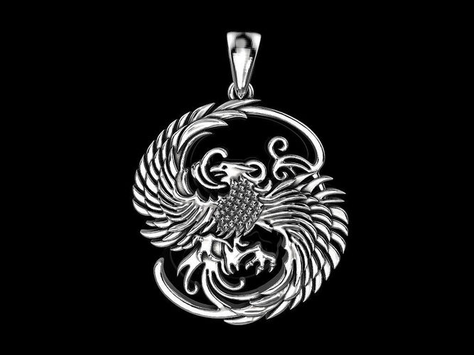 Pendant PHOENIX 3D print model