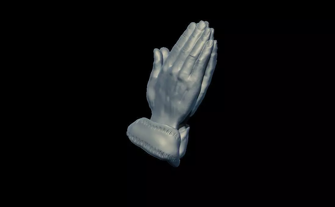Praying Hands 3D print model_1