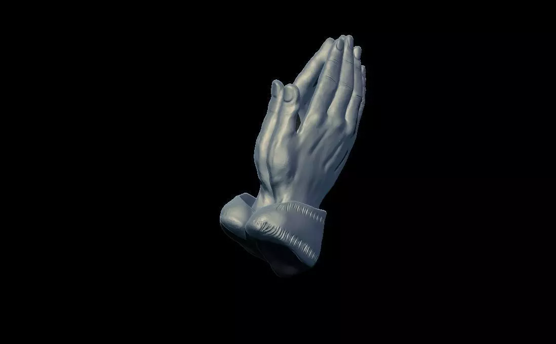 Praying Hands 3D print model_2
