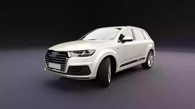 Audi Q7 Tfsi e Champagne 3D model