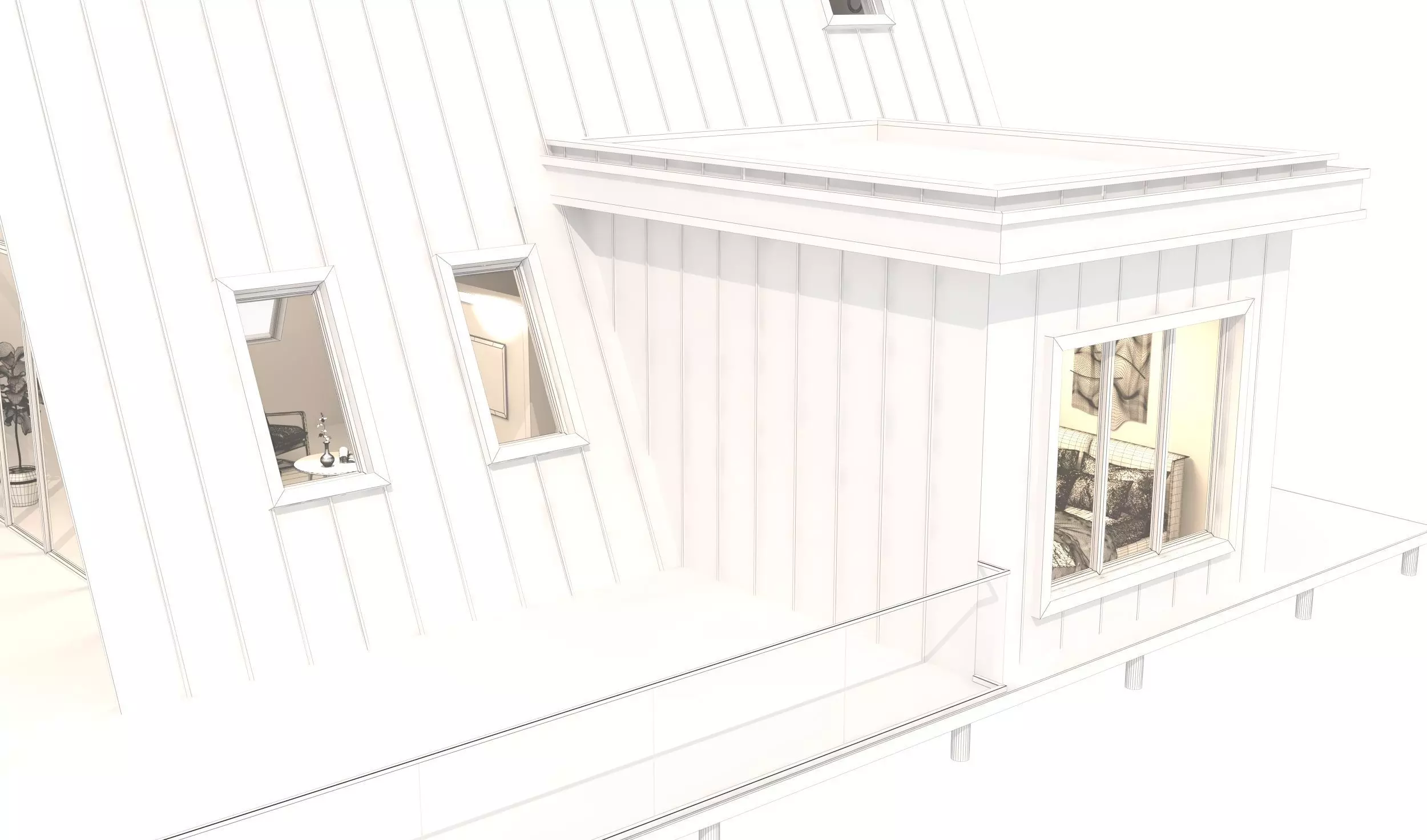 Barn house 3D model_11