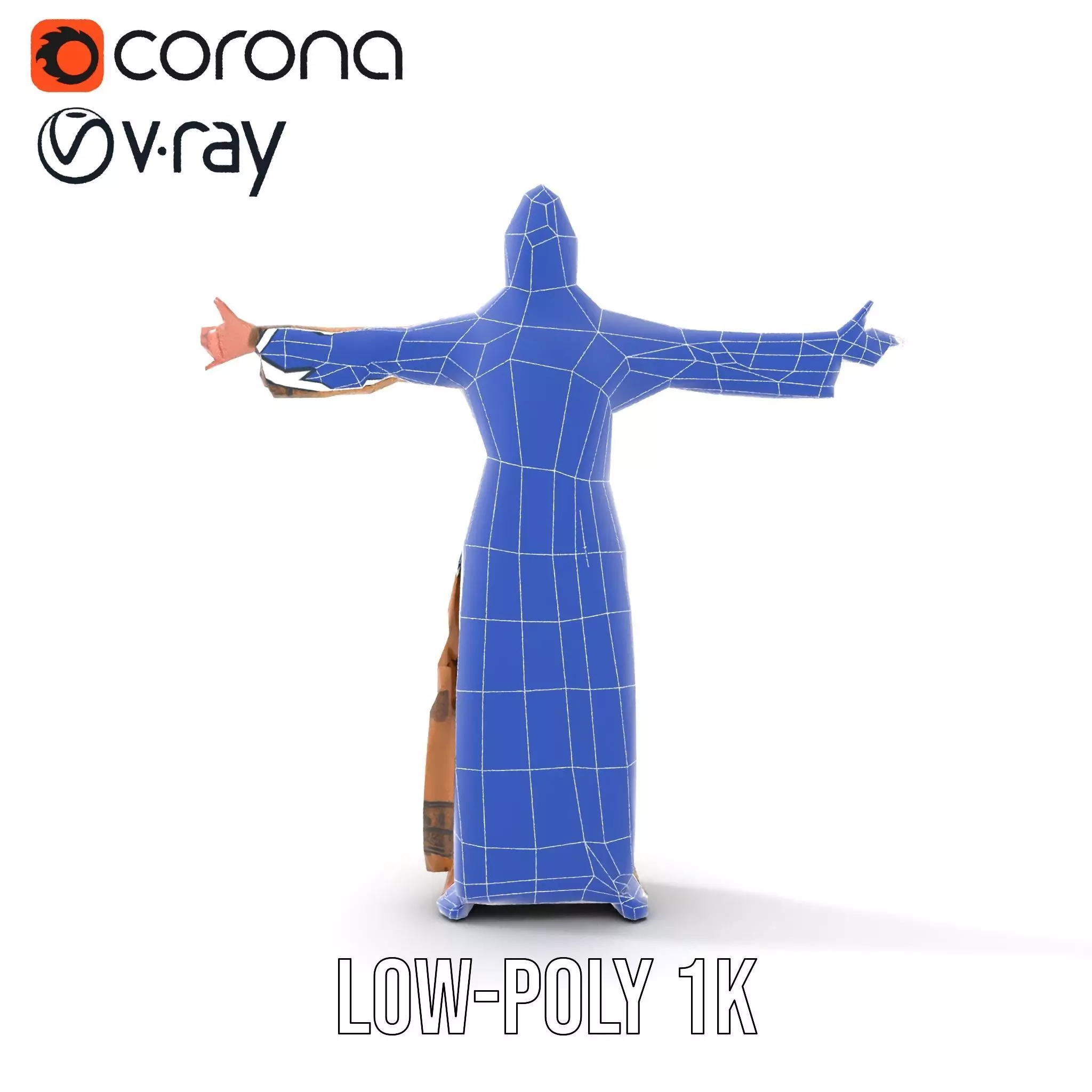 Elegant Beige Dress model pack Low-poly 3D model_14