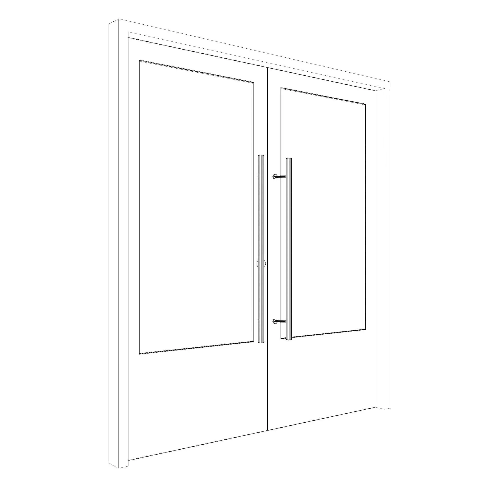 Door 25O44 3D model_7
