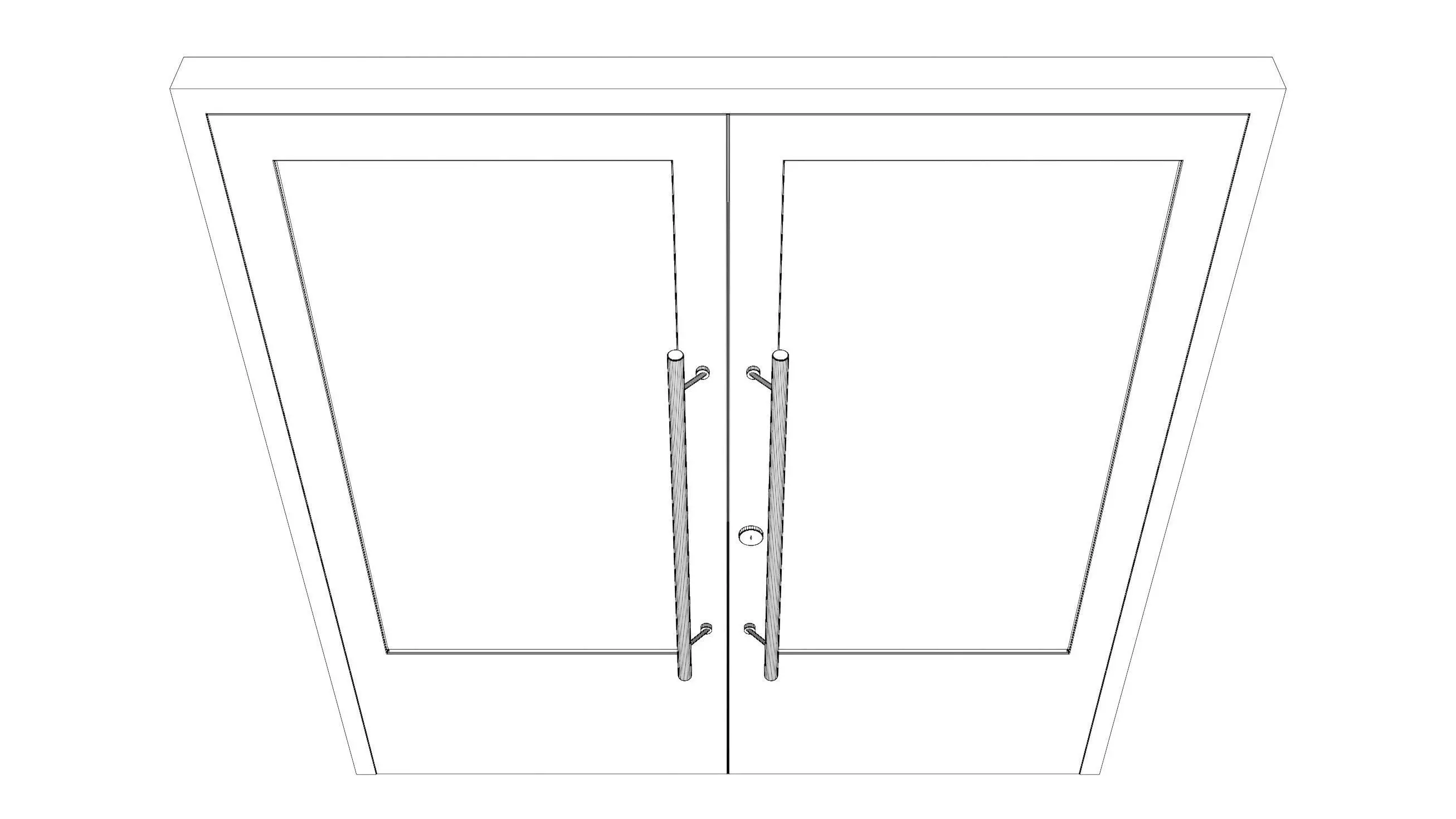 Door 25O44 3D model_5