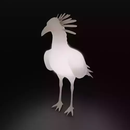 Indirect Lighting for Secretarybird