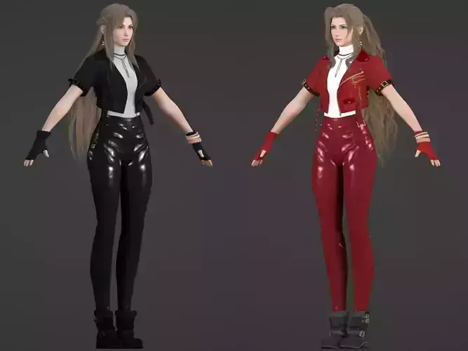 FF7 Aerith Casual Wear