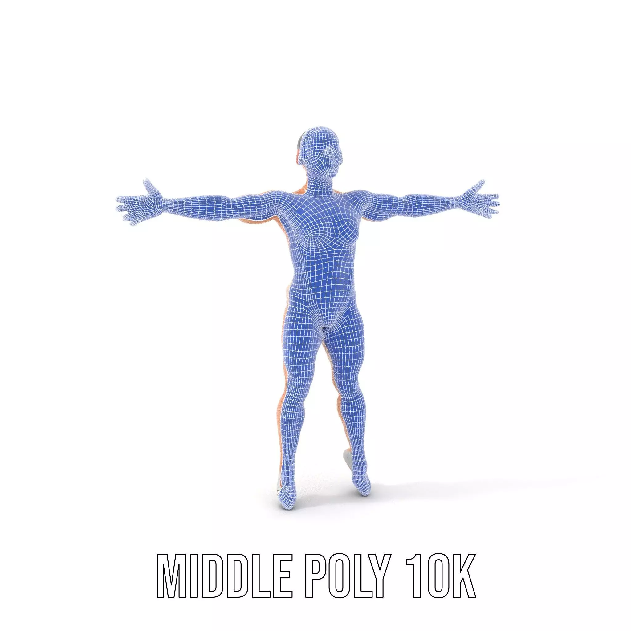 Dynamic Gymnast Model Pack Low-poly 3D model_19