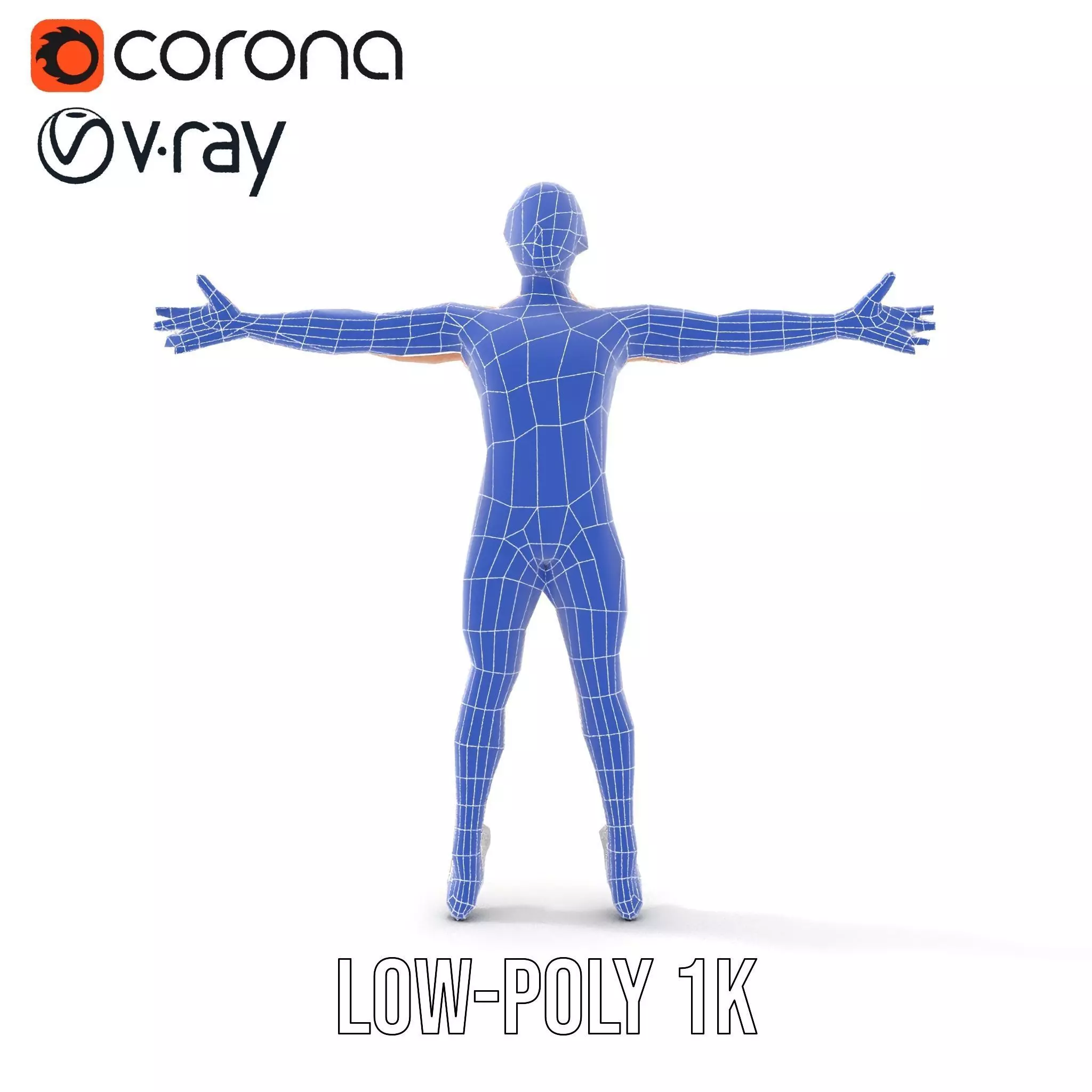 Dynamic Gymnast Model Pack Low-poly 3D model_20