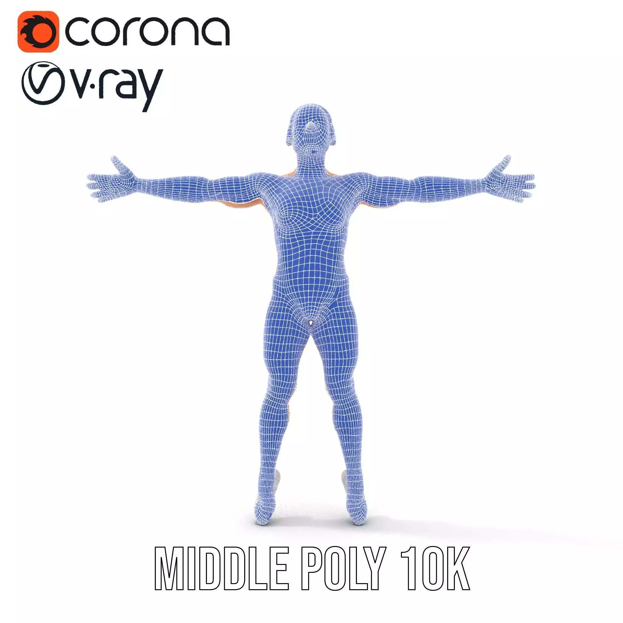 Dynamic Gymnast Model Pack Low-poly 3D model_29