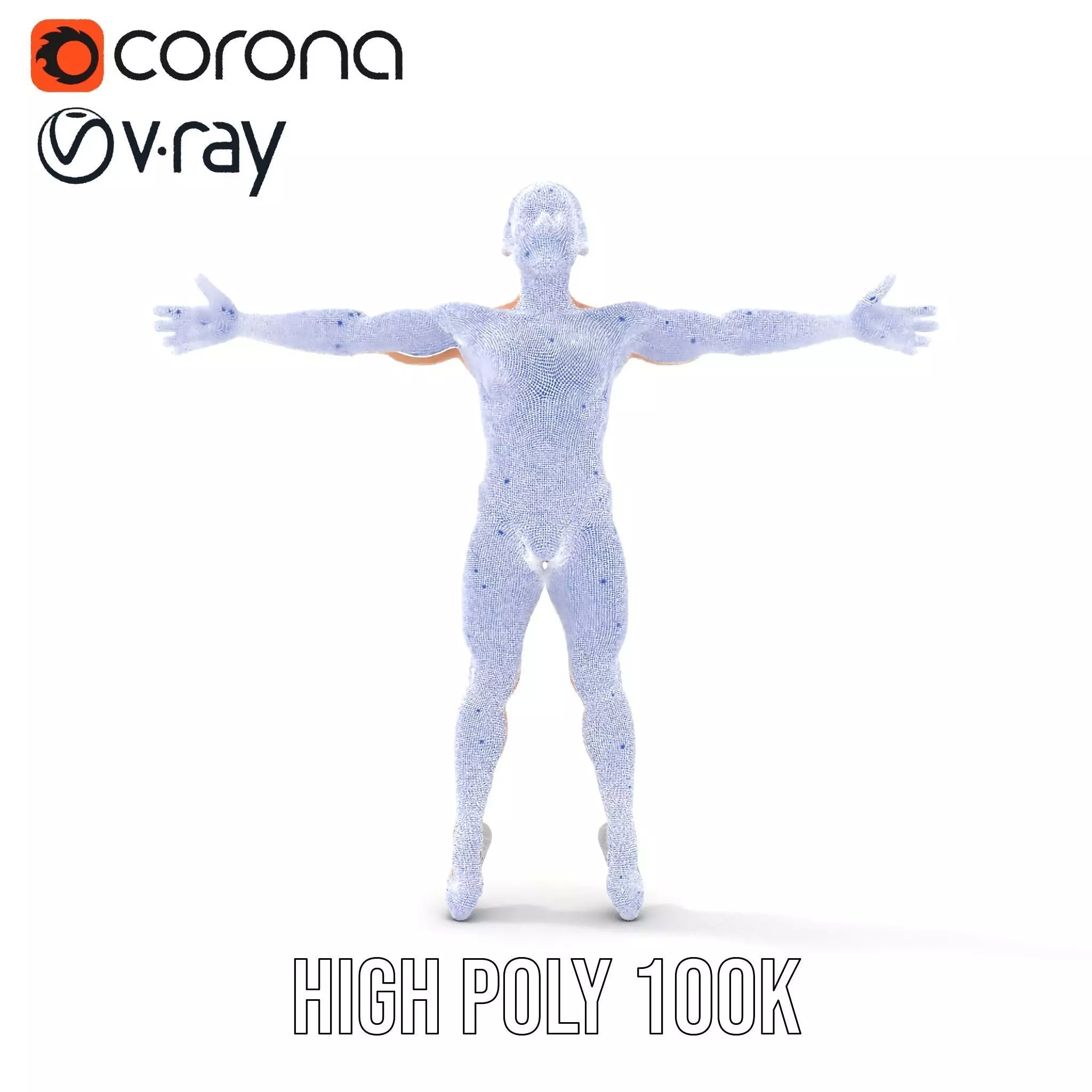 Dynamic Gymnast Model Pack Low-poly 3D model_32