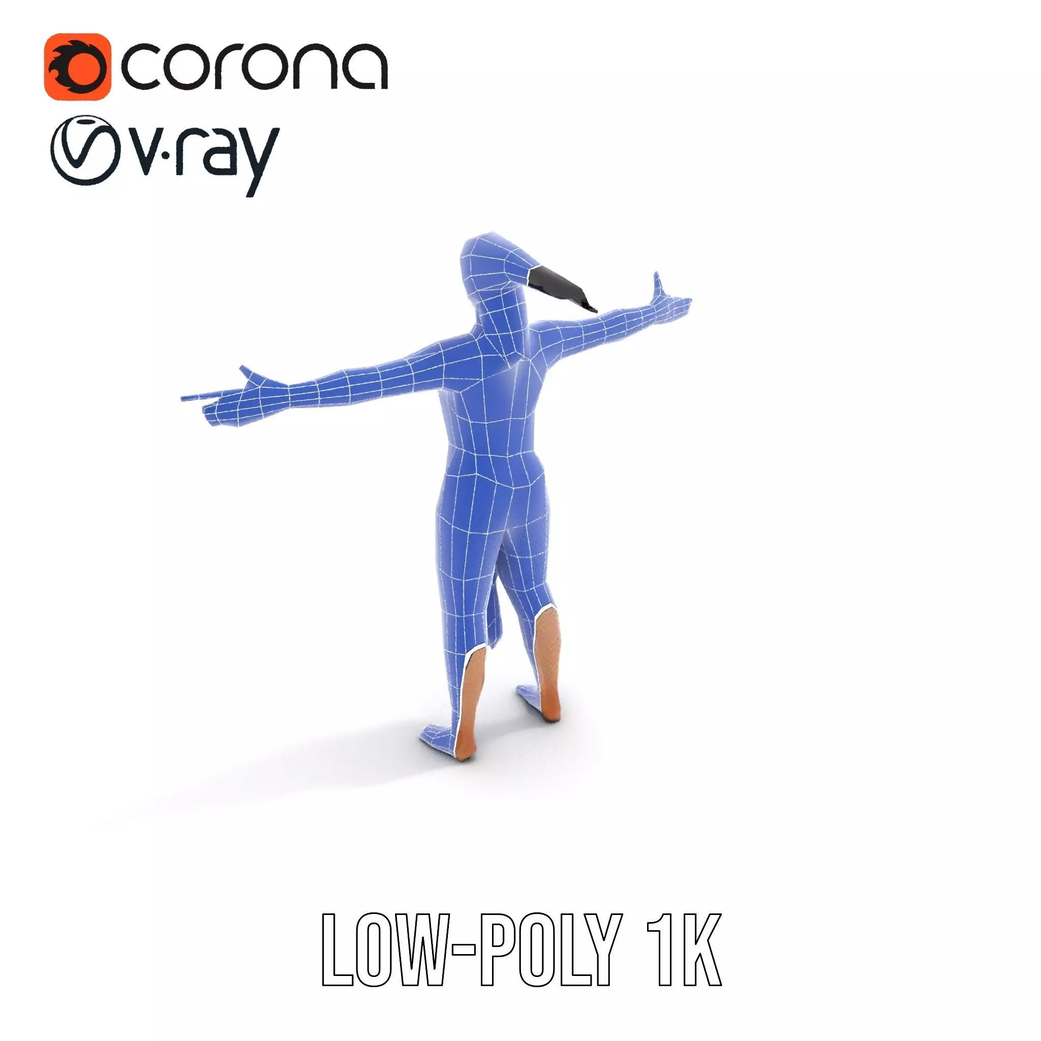 Elegant Dancer Pose model pack Low-poly 3D model_7