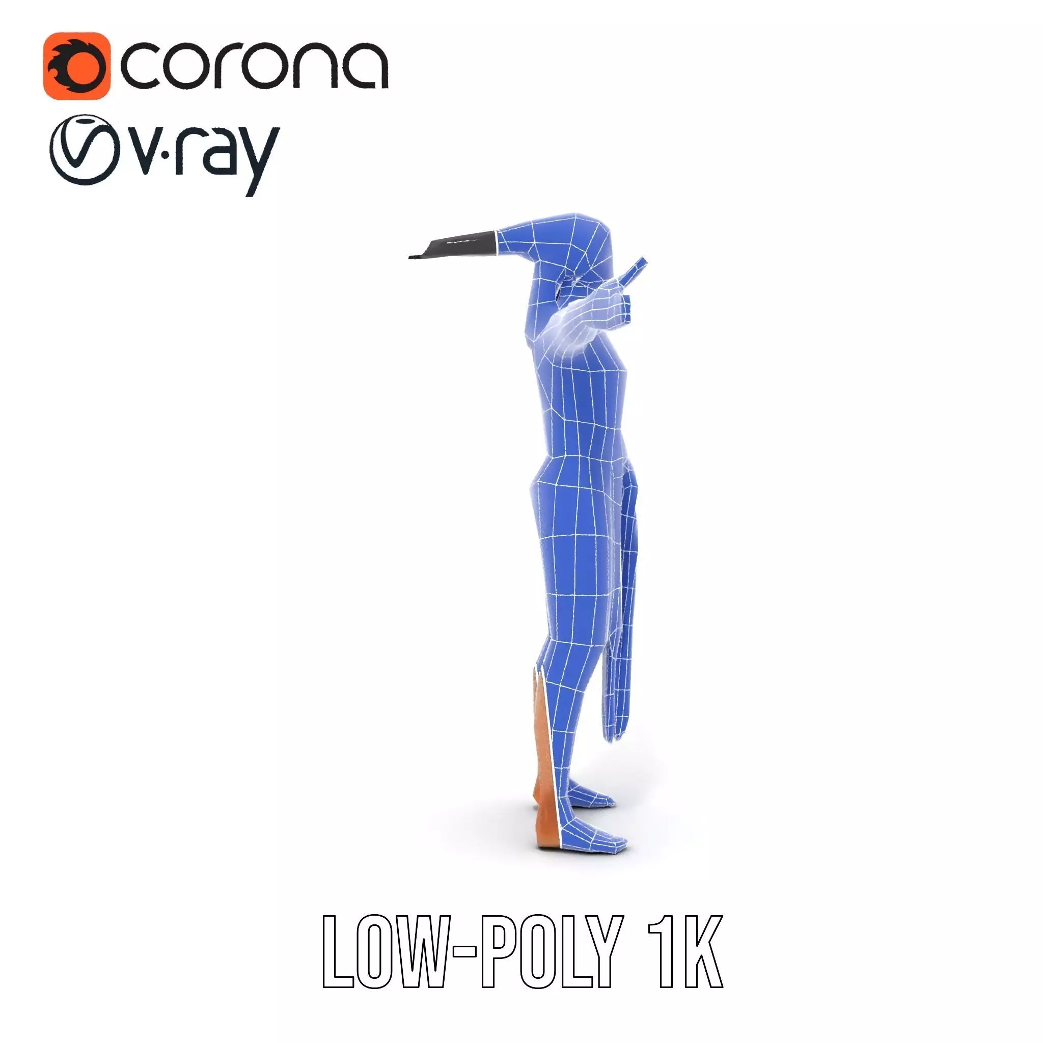 Elegant Dancer Pose model pack Low-poly 3D model_30