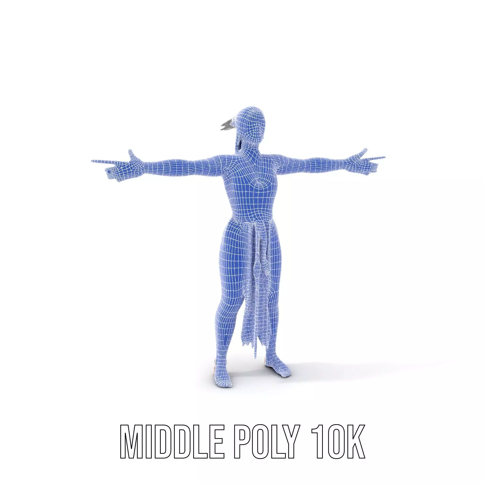 Elegant Dancer Pose model pack Low-poly 3D model_17