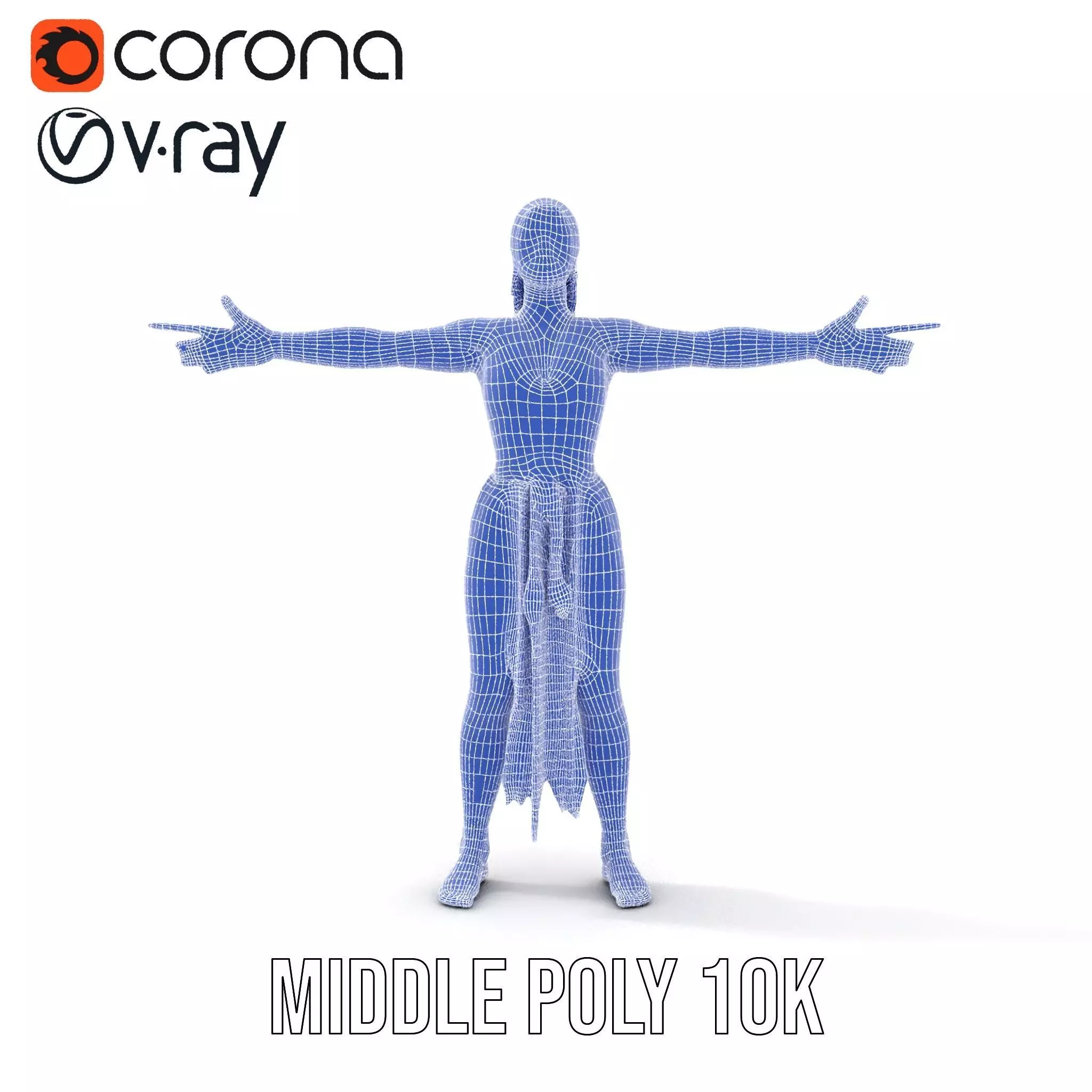 Elegant Dancer Pose model pack Low-poly 3D model_26