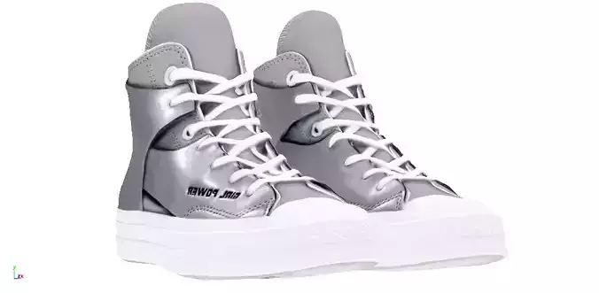 Feng chen wang x Converse Chuck Taylor 1970 Hi Low-poly 3D model