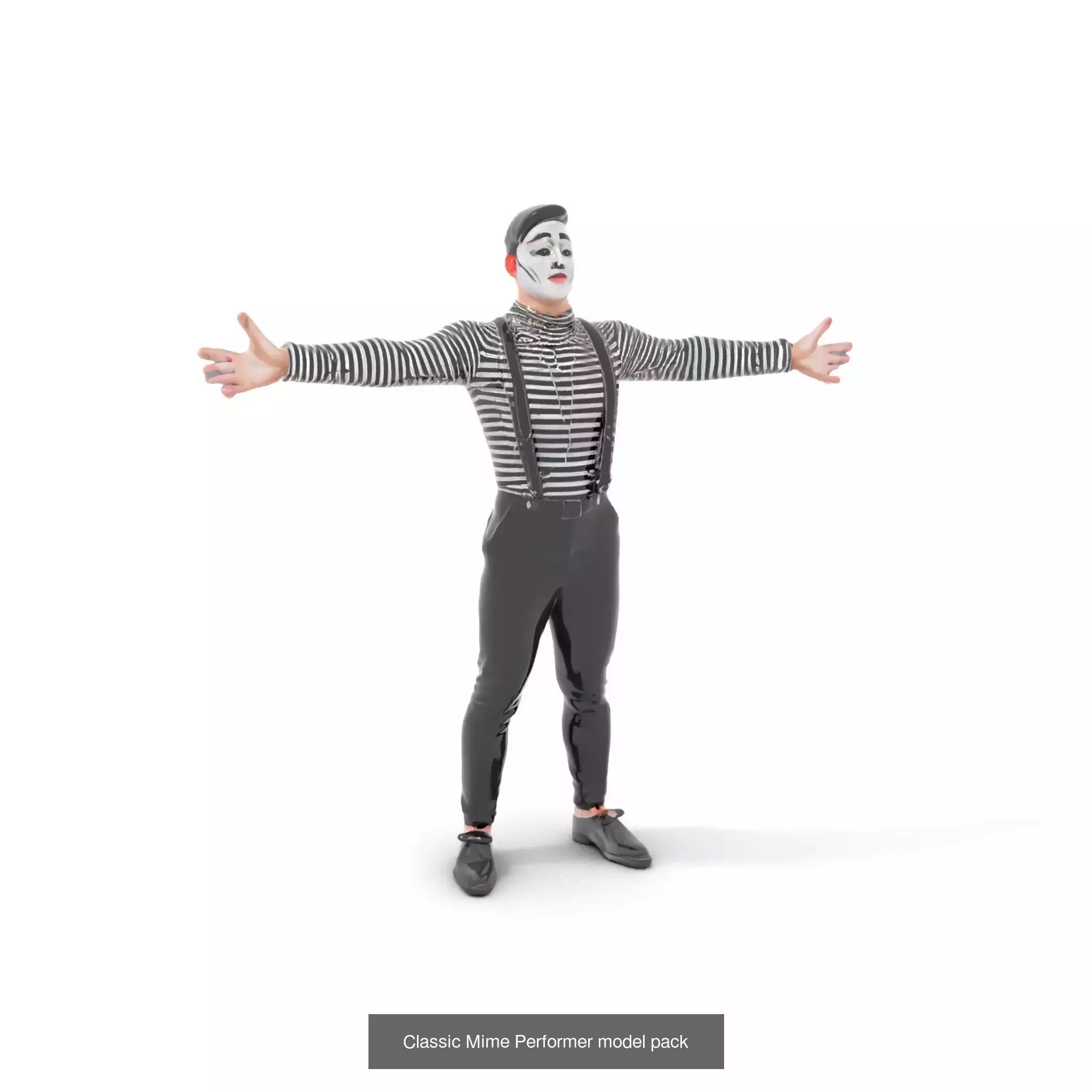 Circus Performers 3D Models Pack 3D Model Collection_12