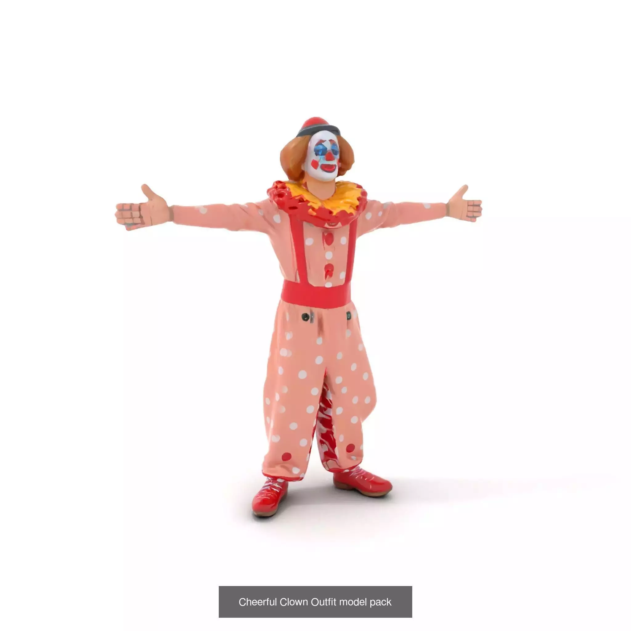 Circus Performers 3D Models Pack 3D Model Collection_17