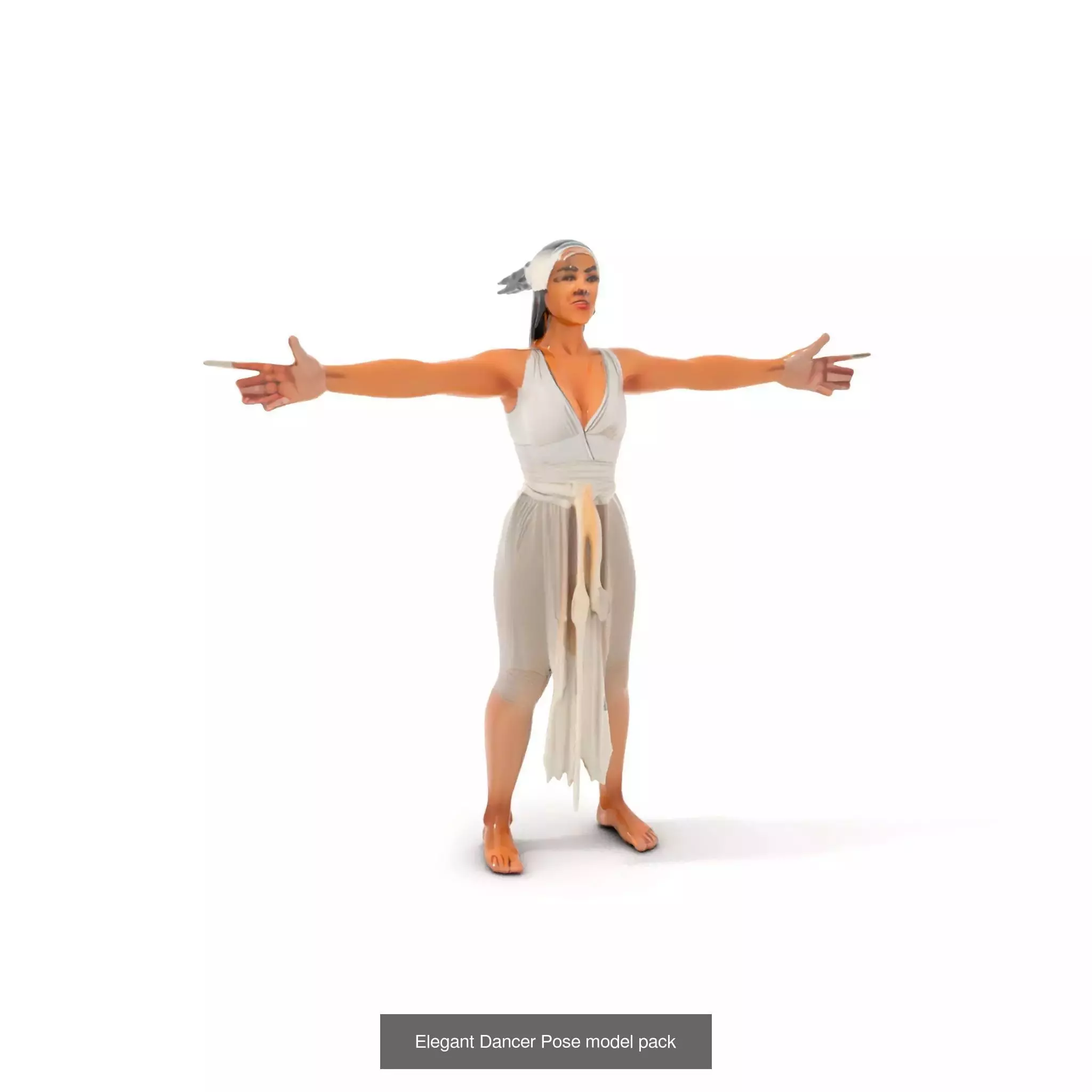 Circus Performers 3D Models Pack 3D Model Collection_21