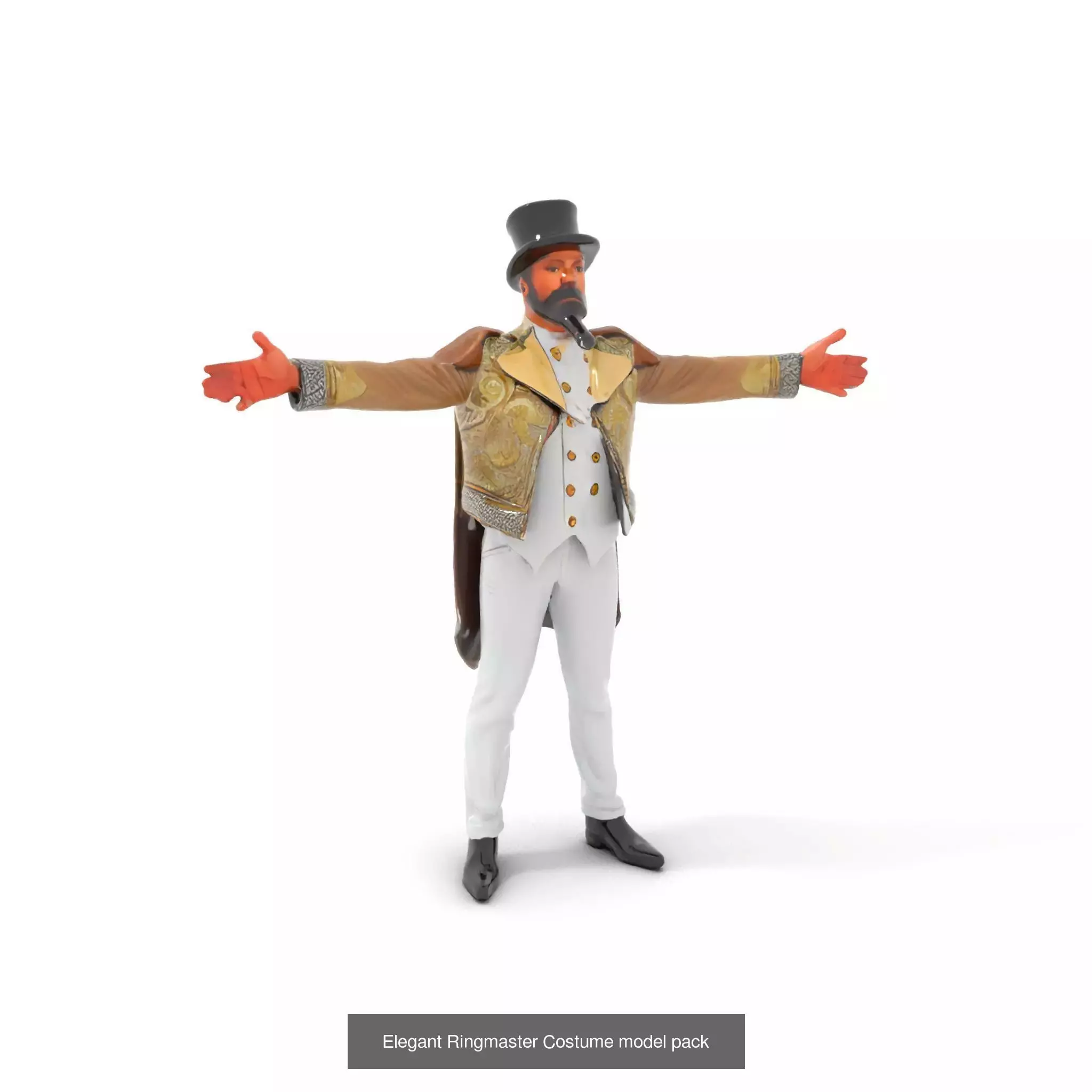 Circus Performers 3D Models Pack 3D Model Collection_16