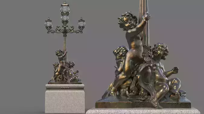 Victorian Ornate Lamp Post