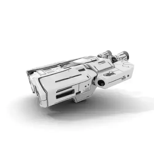 Futuristic Spaceship model pack