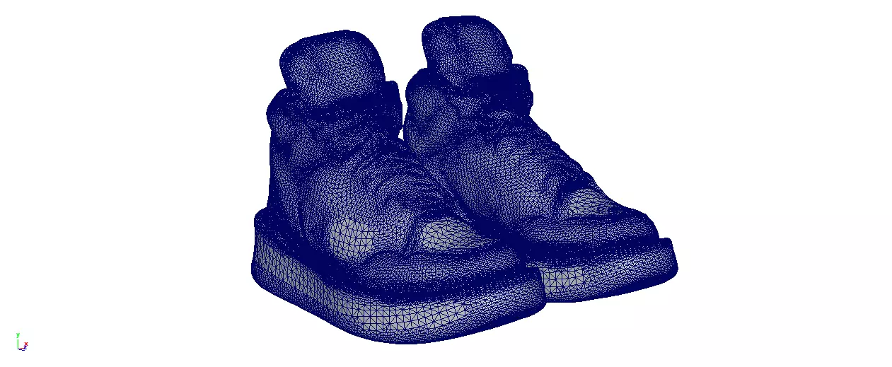 Rick Owens x Converse Turbodrk Weapon Low-poly 3D model_5