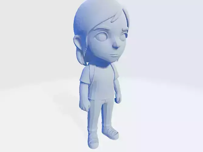 The Last of Us I and II Full Body Characters Ellie Version 03