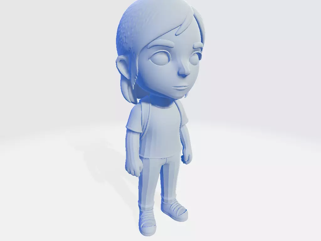 The Last of Us I and II Full Body Characters Ellie Version 03 3D print model_0