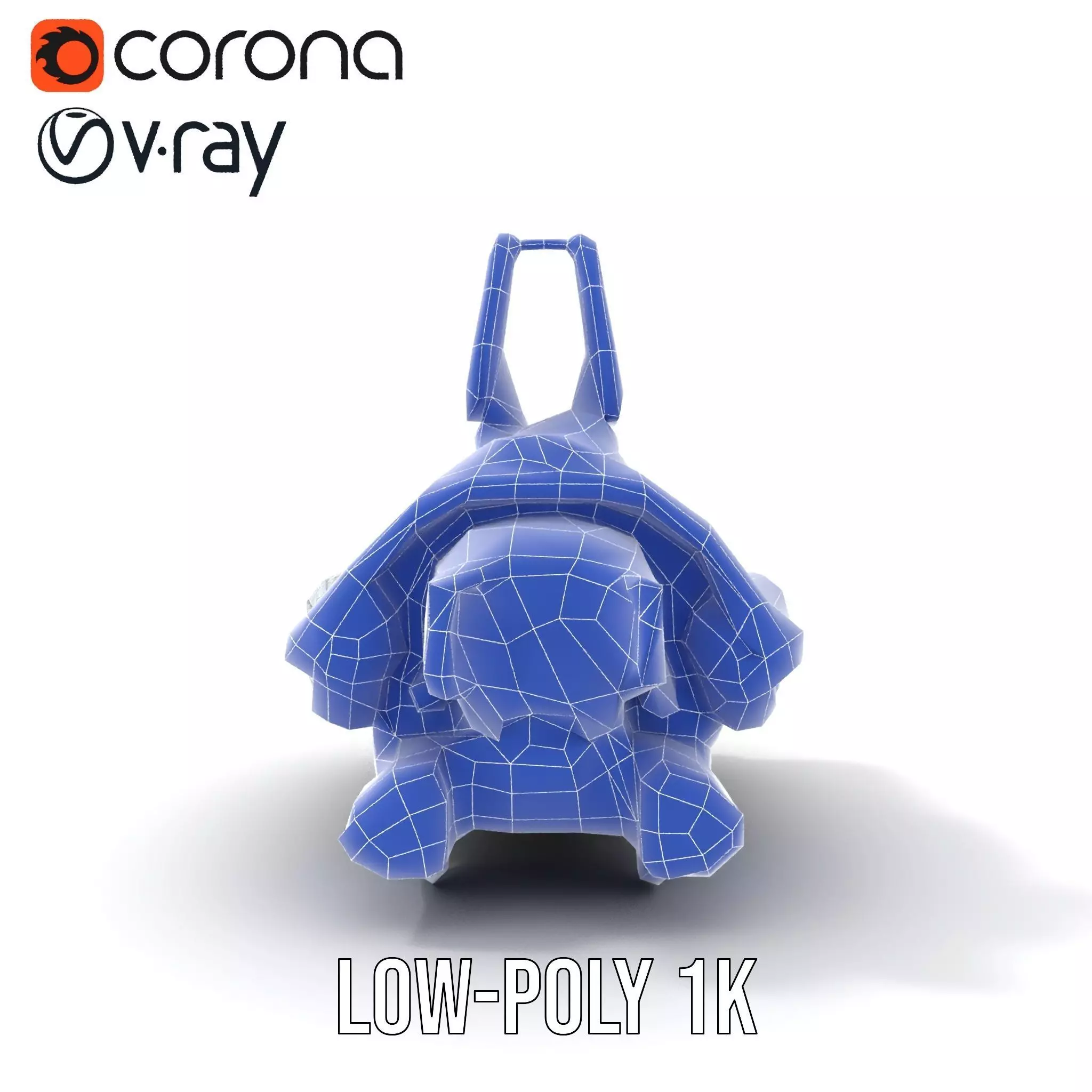 Futuristic Spaceship model pack Low-poly 3D model_17