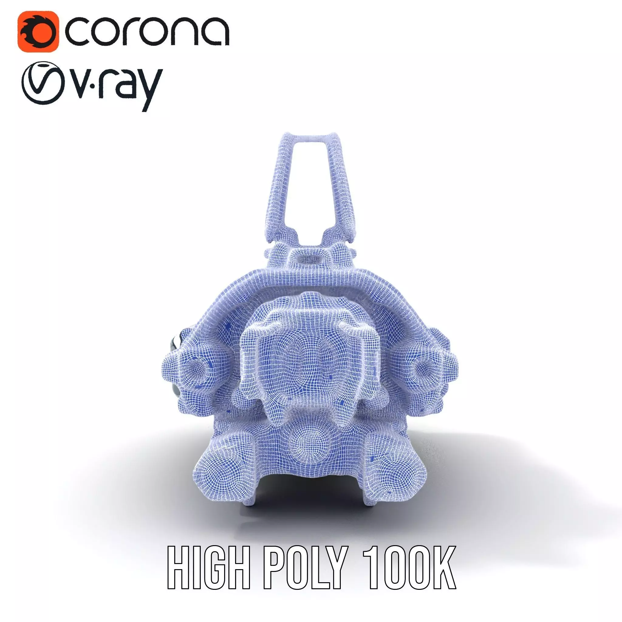 Futuristic Spaceship model pack Low-poly 3D model_33