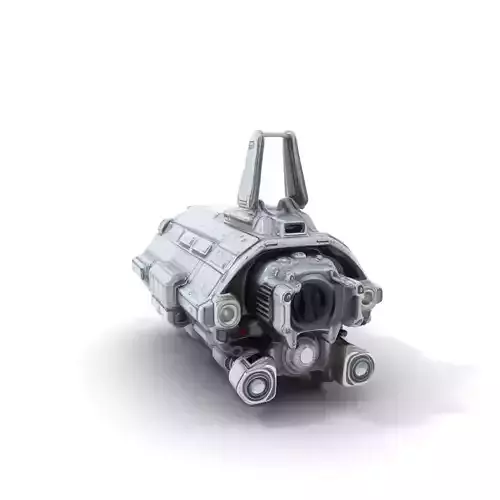 Futuristic Spaceship model pack