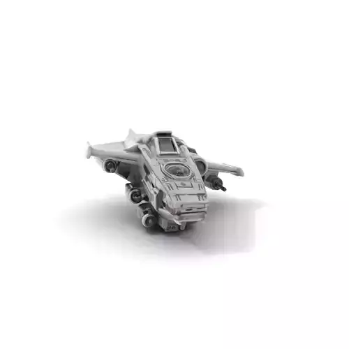 Stealth Starship model pack