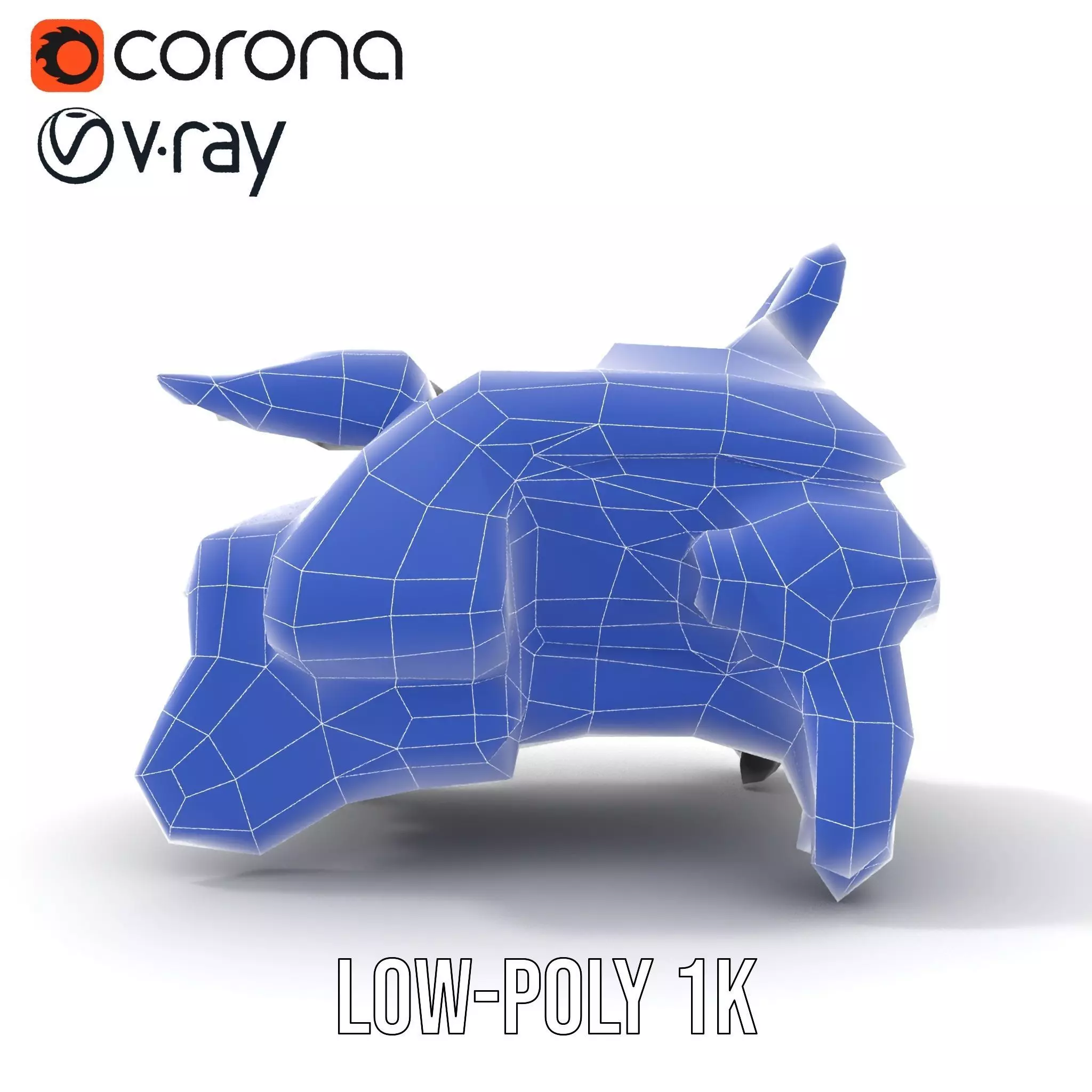 Futuristic Combat Vehicle model pack Low-poly 3D model_19