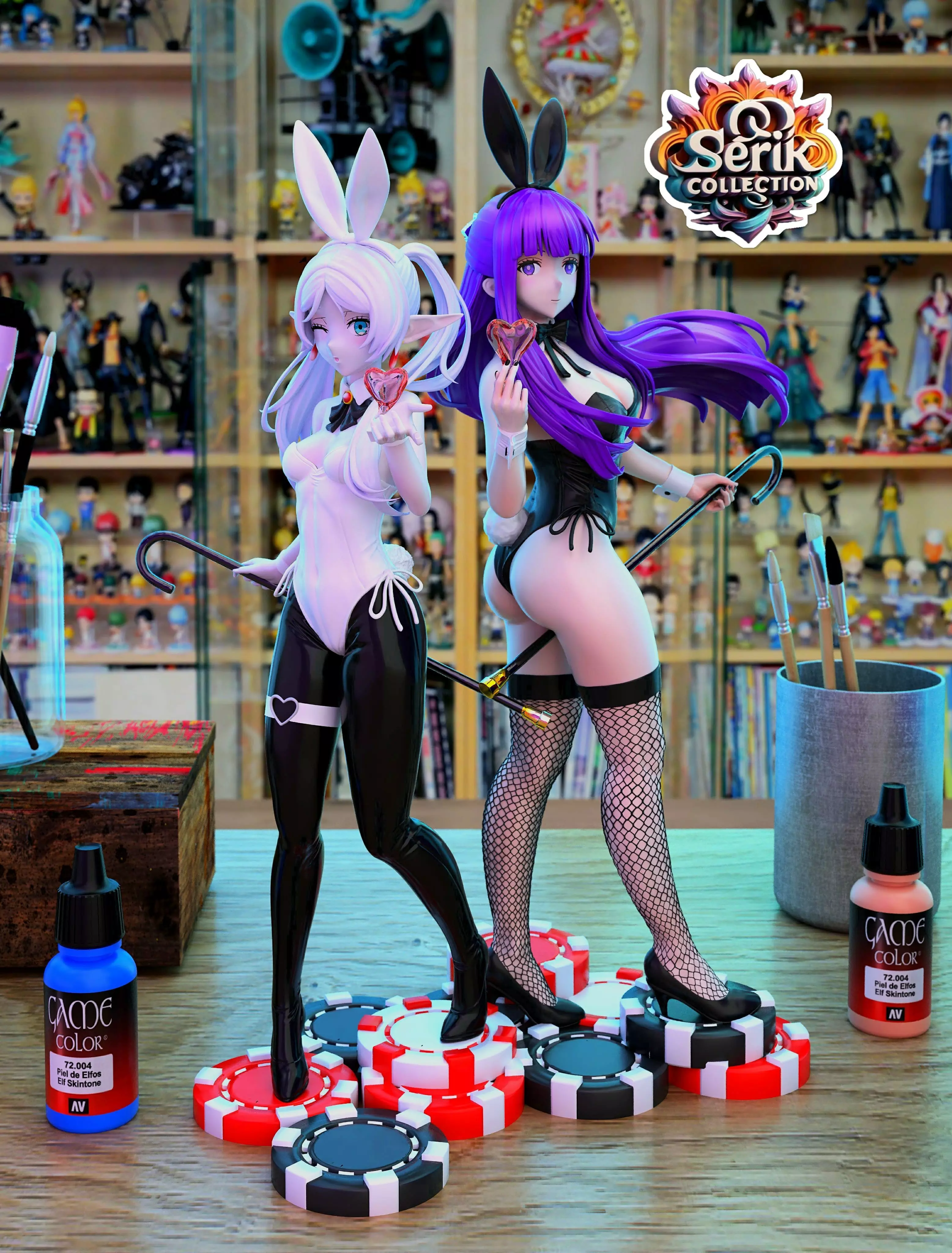 FRIEREN AND FERN BUNNY VER - SOSO NO FRIREN 3D print model_0