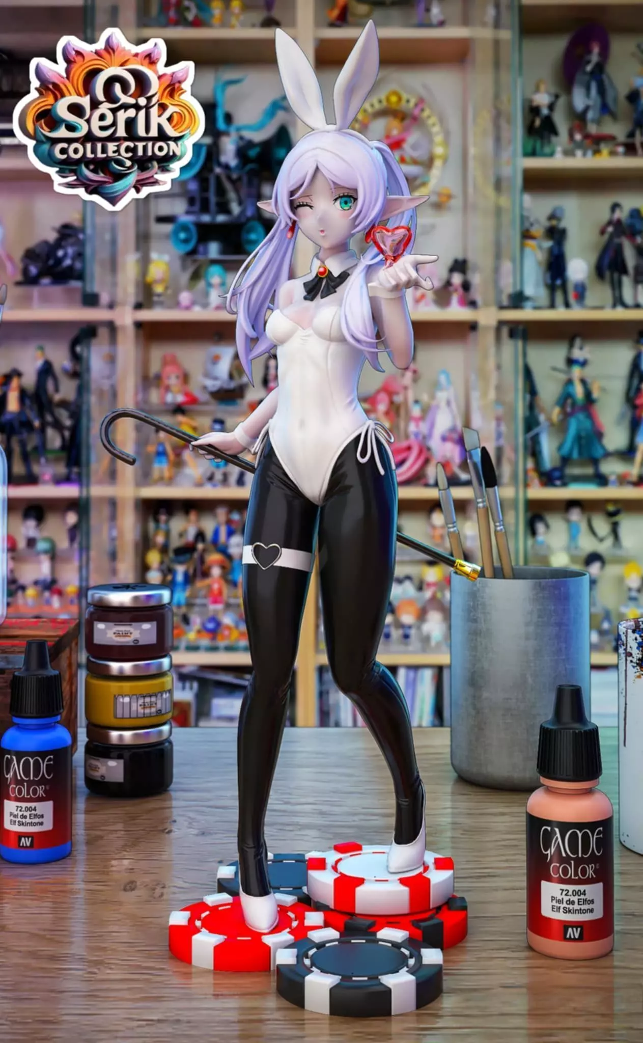 FRIEREN AND FERN BUNNY VER - SOSO NO FRIREN 3D print model_1