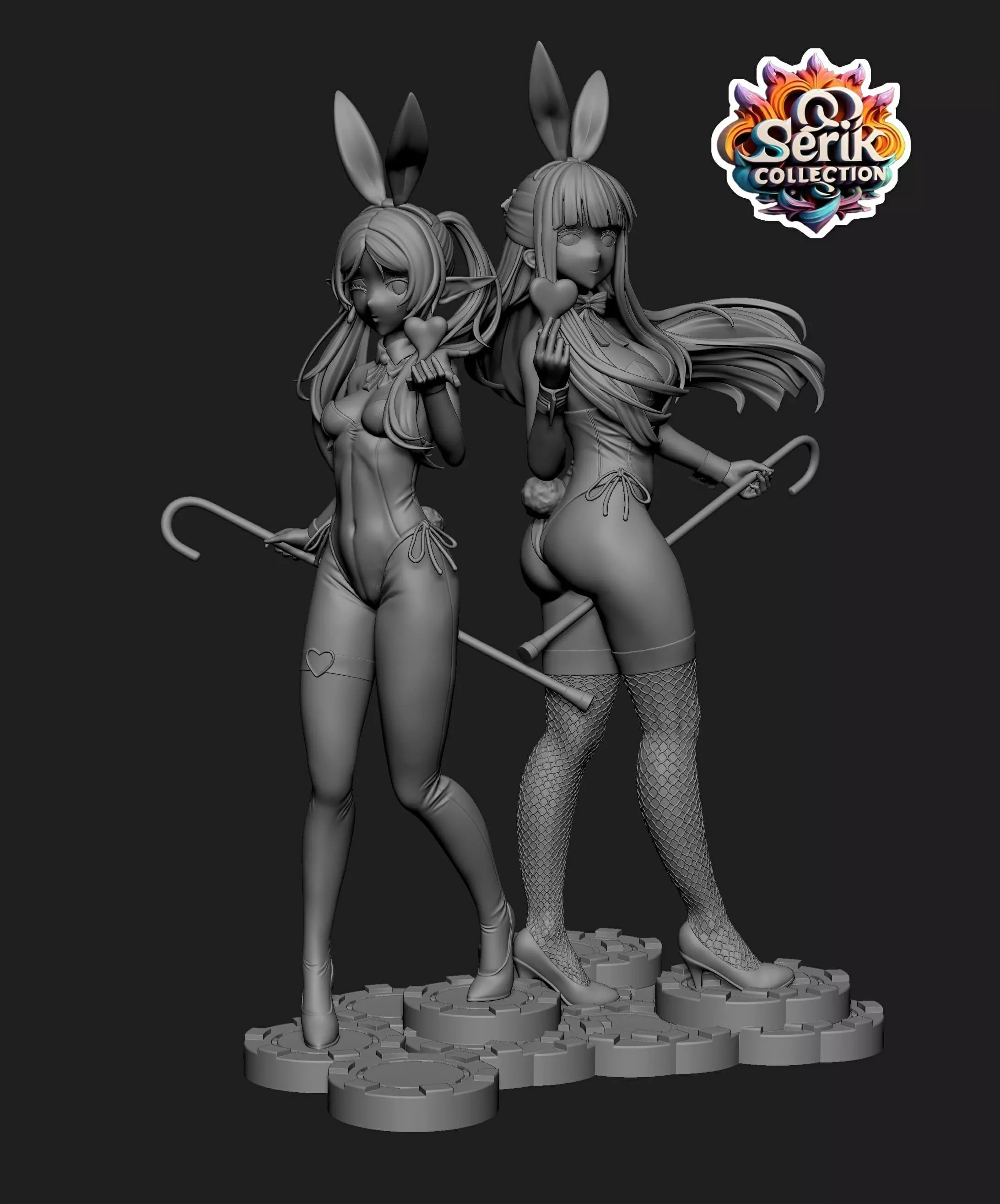 FRIEREN AND FERN BUNNY VER - SOSO NO FRIREN 3D print model_5