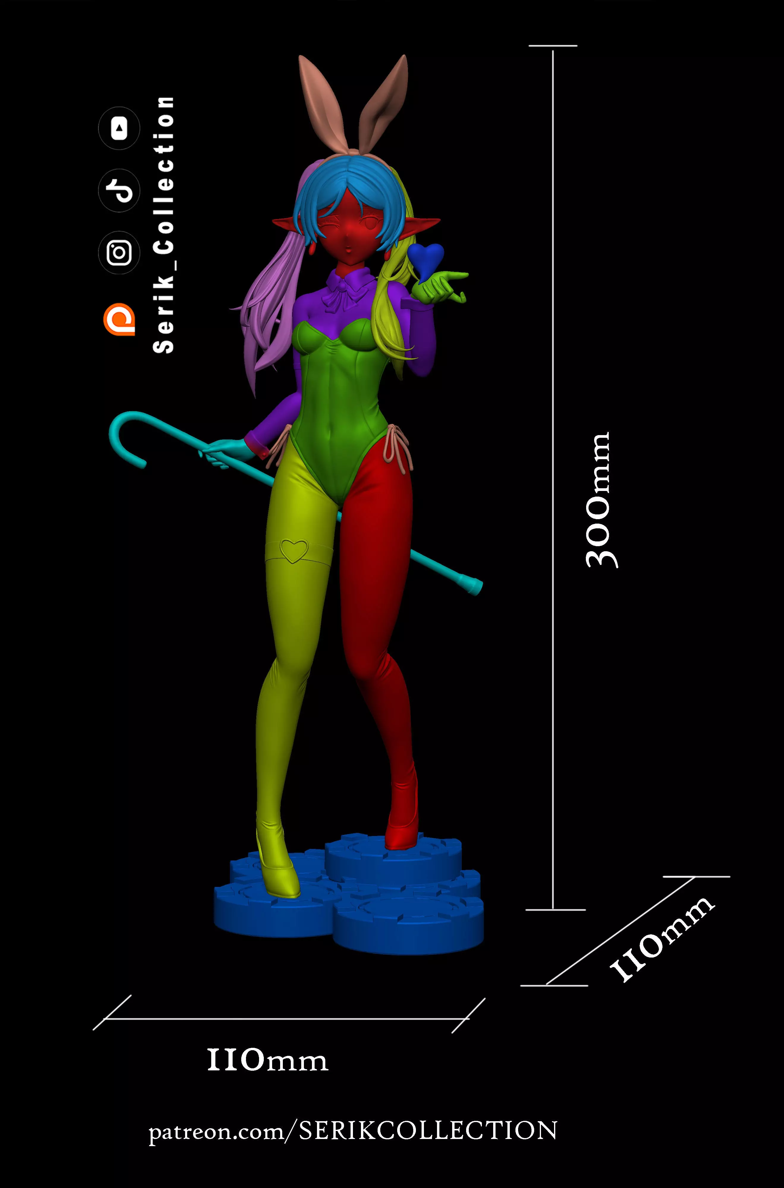 FRIEREN AND FERN BUNNY VER - SOSO NO FRIREN 3D print model_7