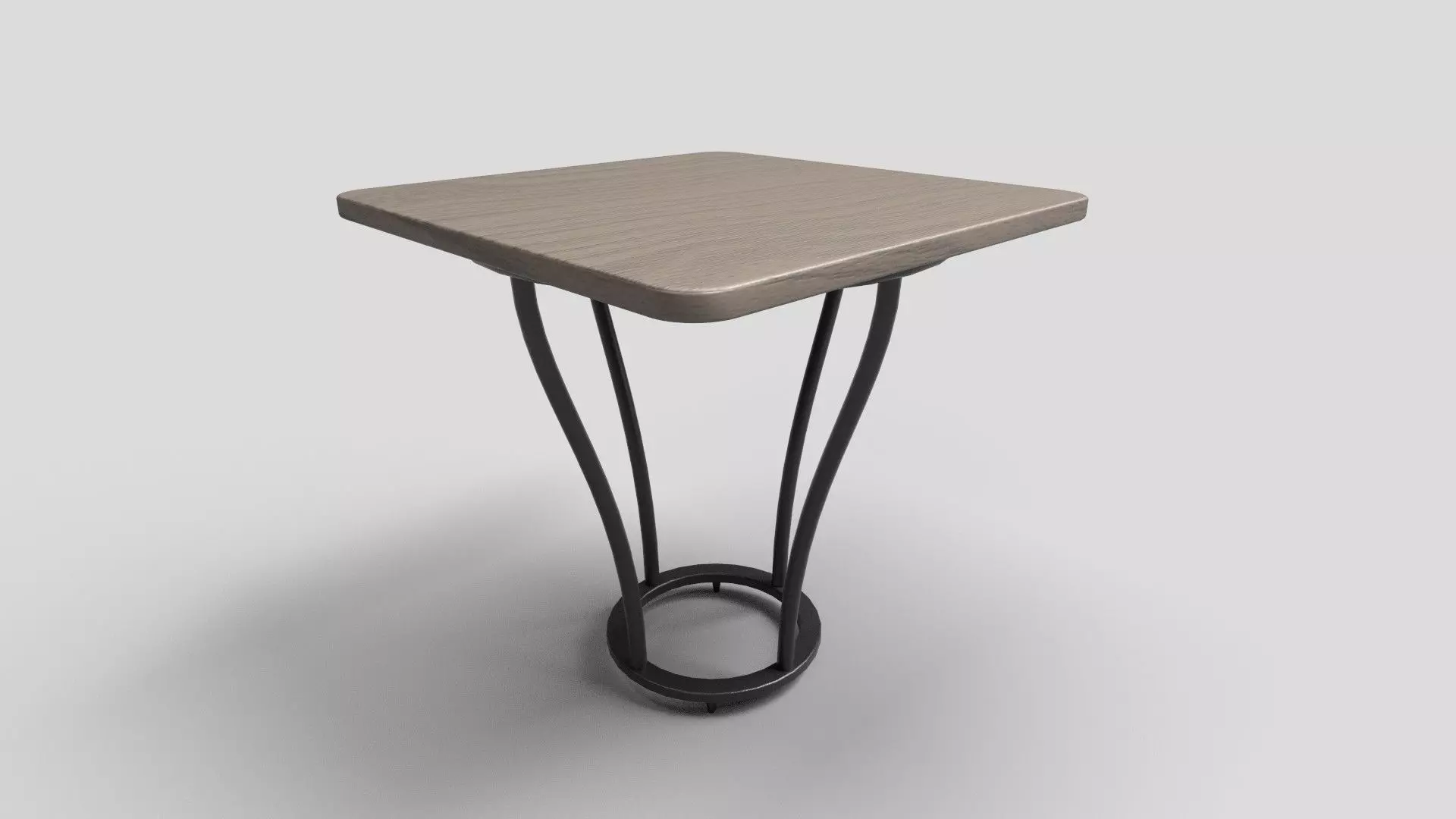 Square Table CG54 3D model_0