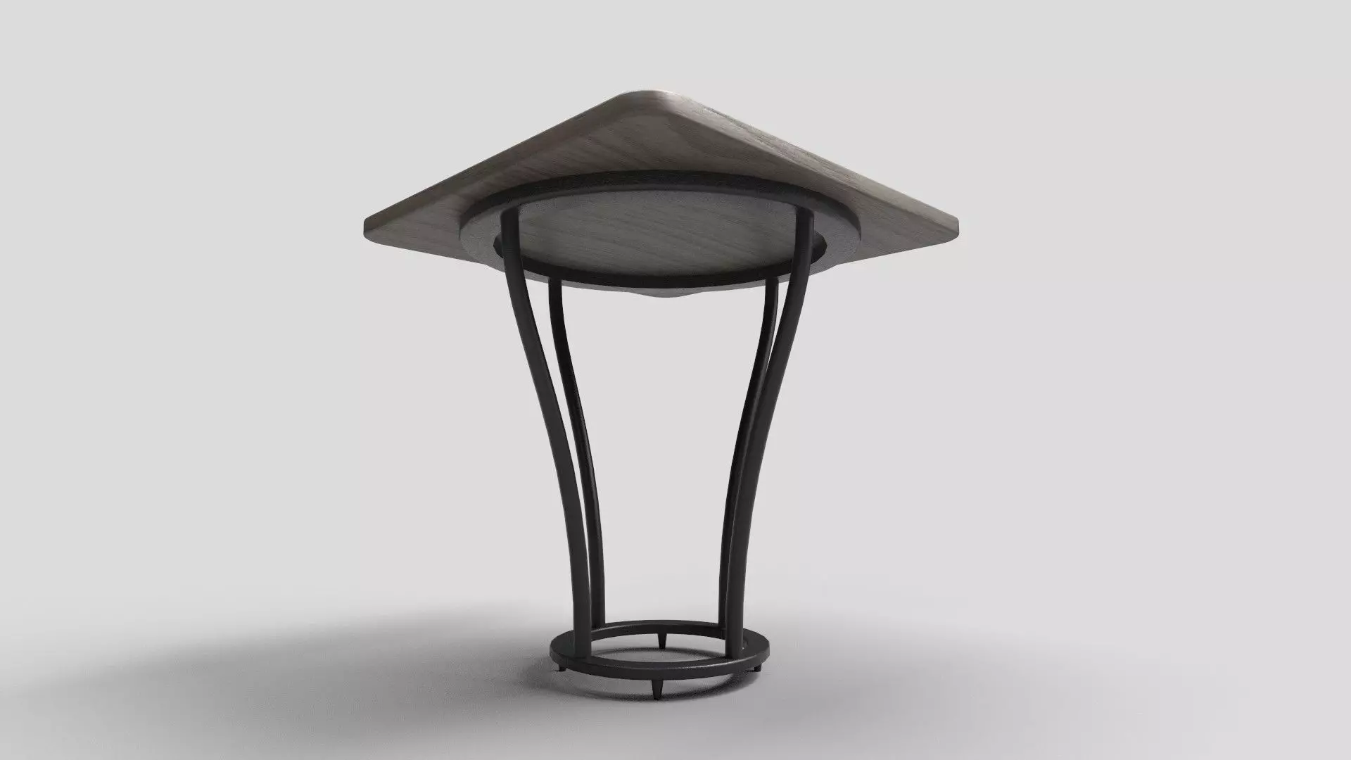 Square Table CG54 3D model_2