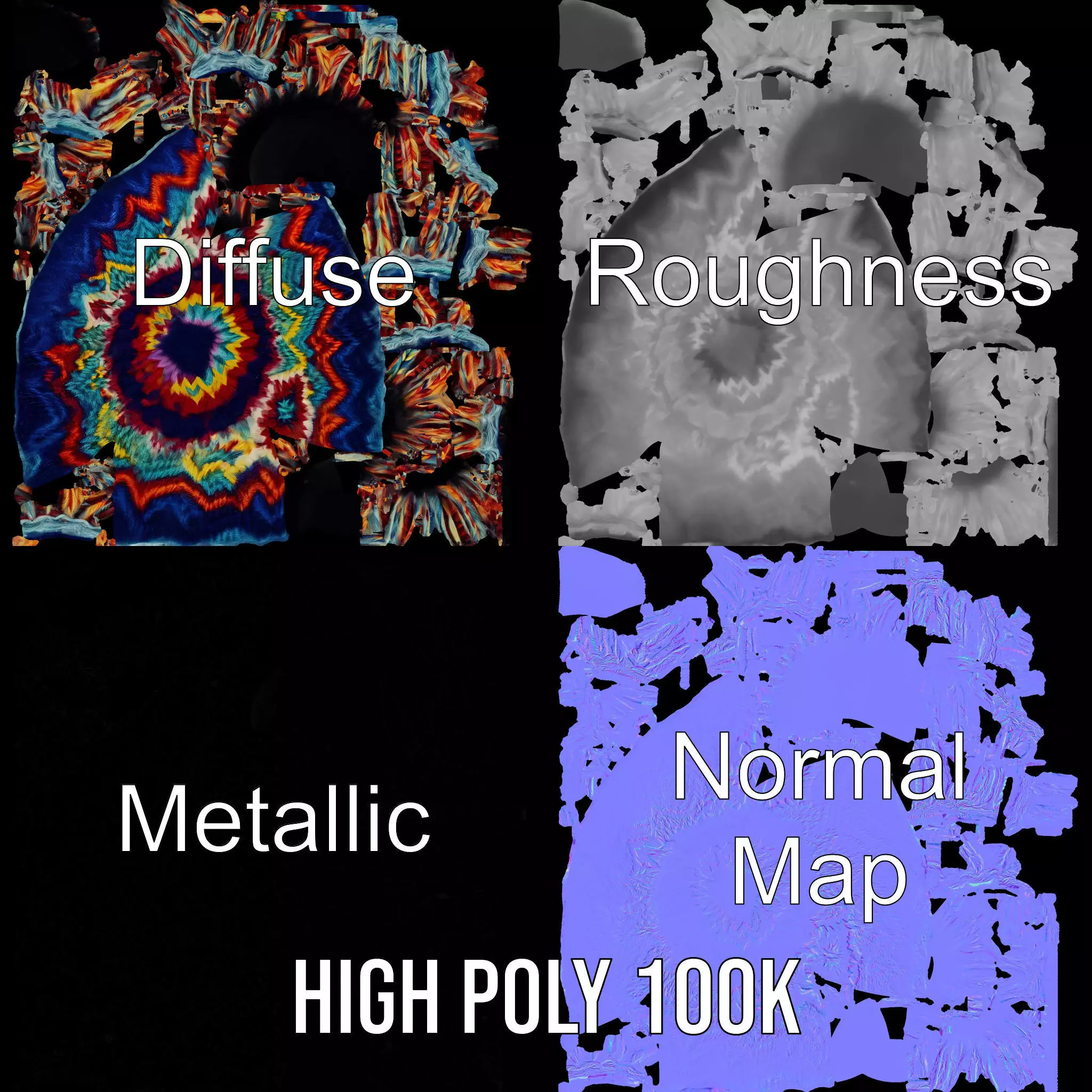 Vibrant Knit Beanie model pack Texture_3