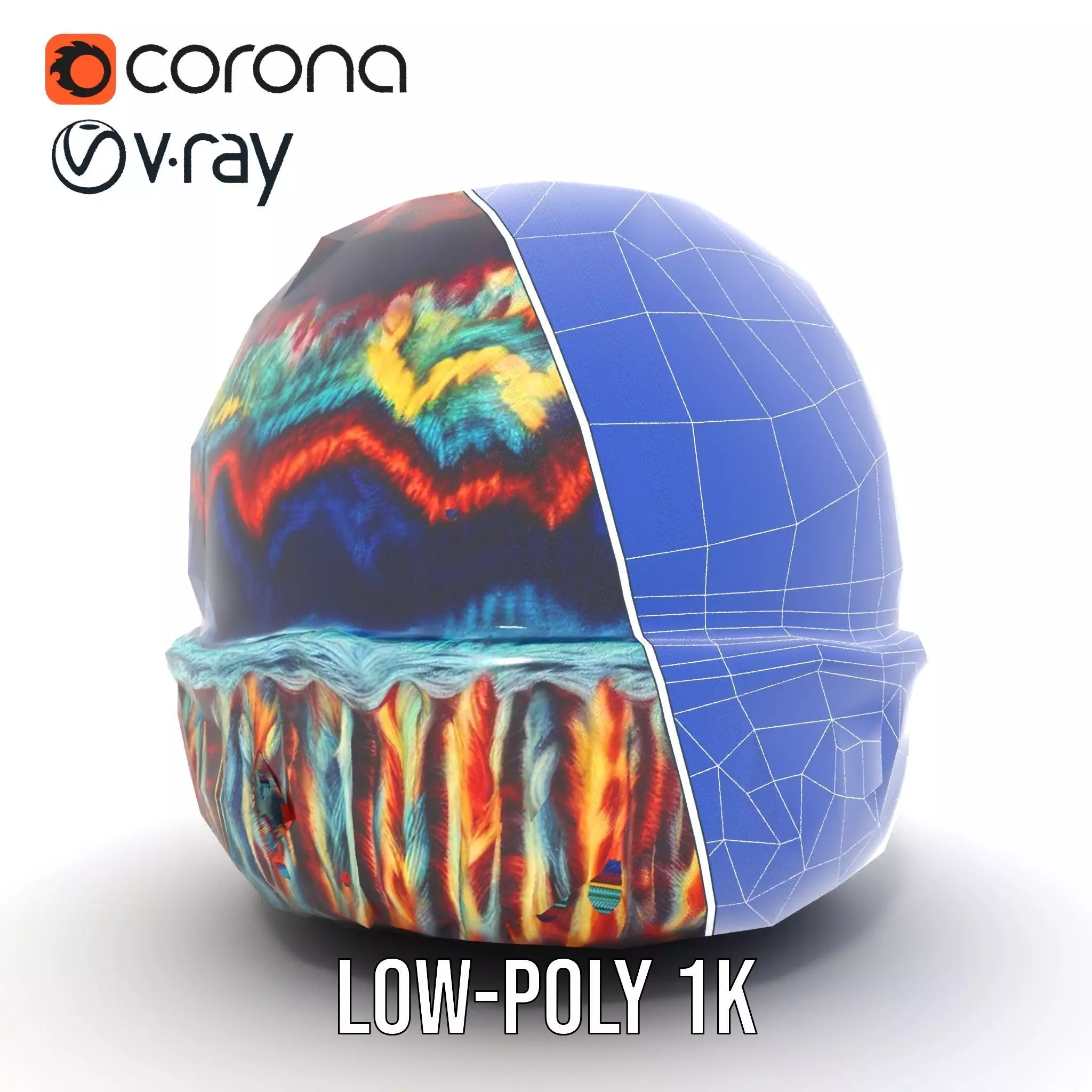 Vibrant Knit Beanie model pack Texture_30