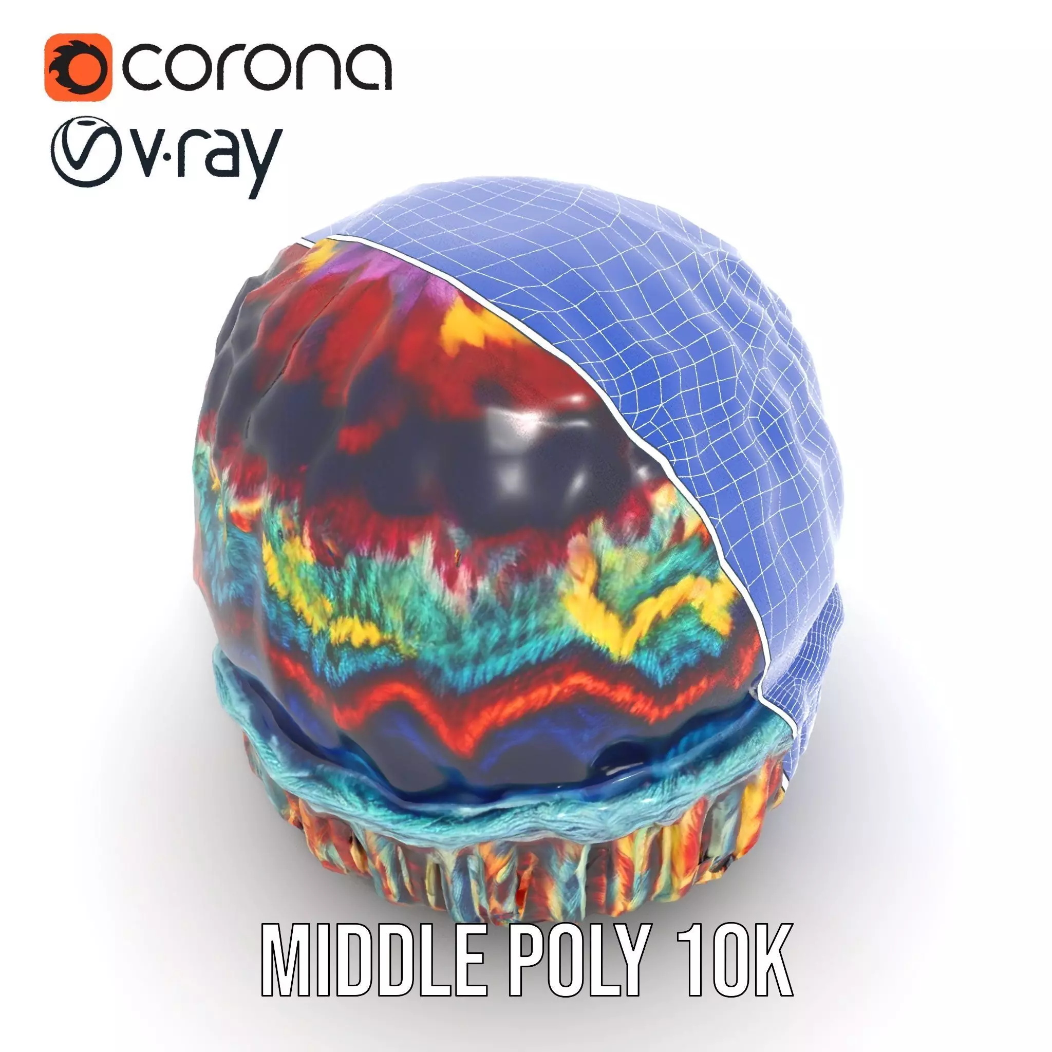 Vibrant Knit Beanie model pack Texture_21