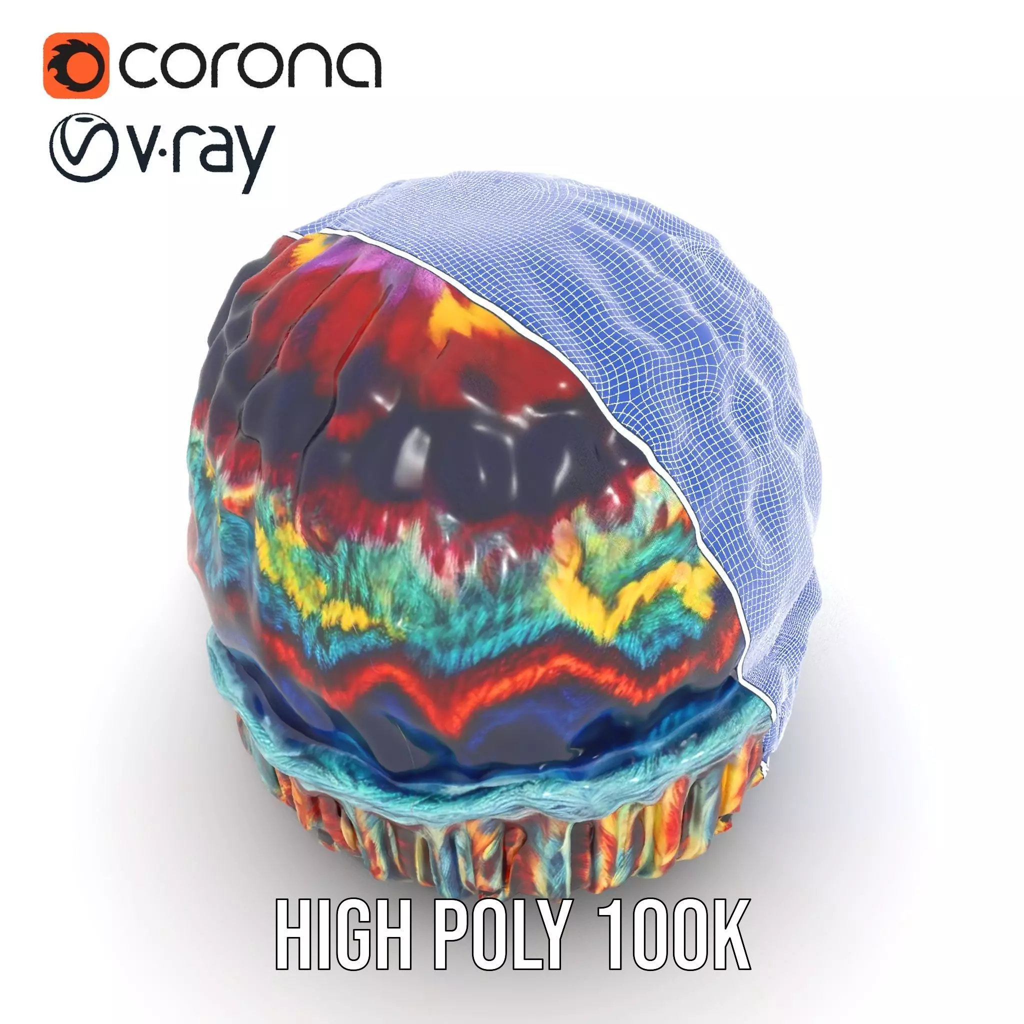 Vibrant Knit Beanie model pack Texture_32