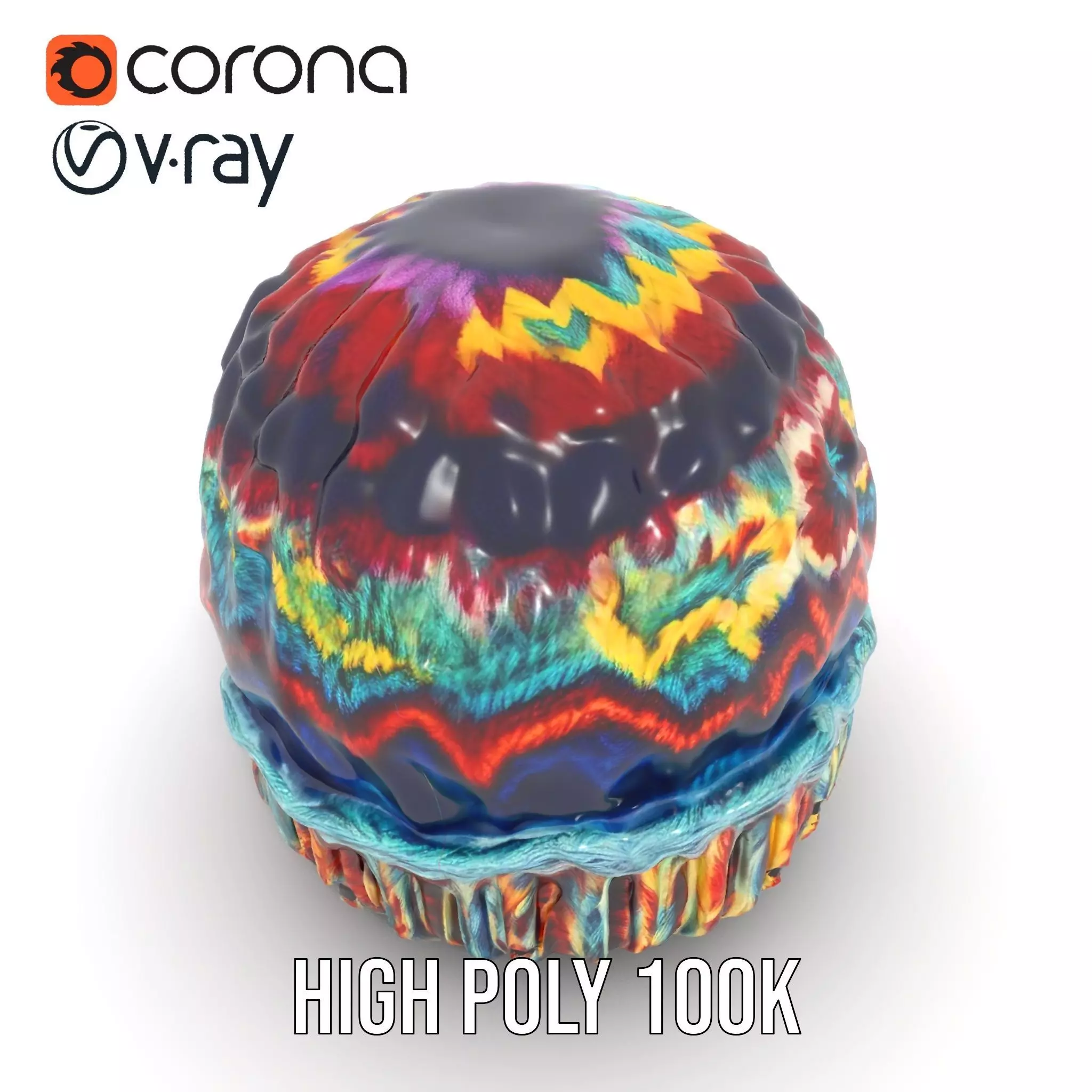 Vibrant Knit Beanie model pack Texture_15