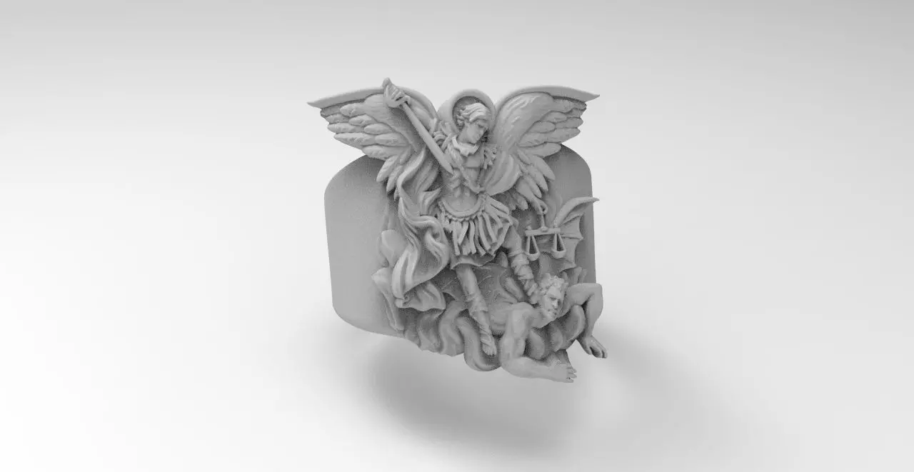 anillo san miguel  3D print model_0