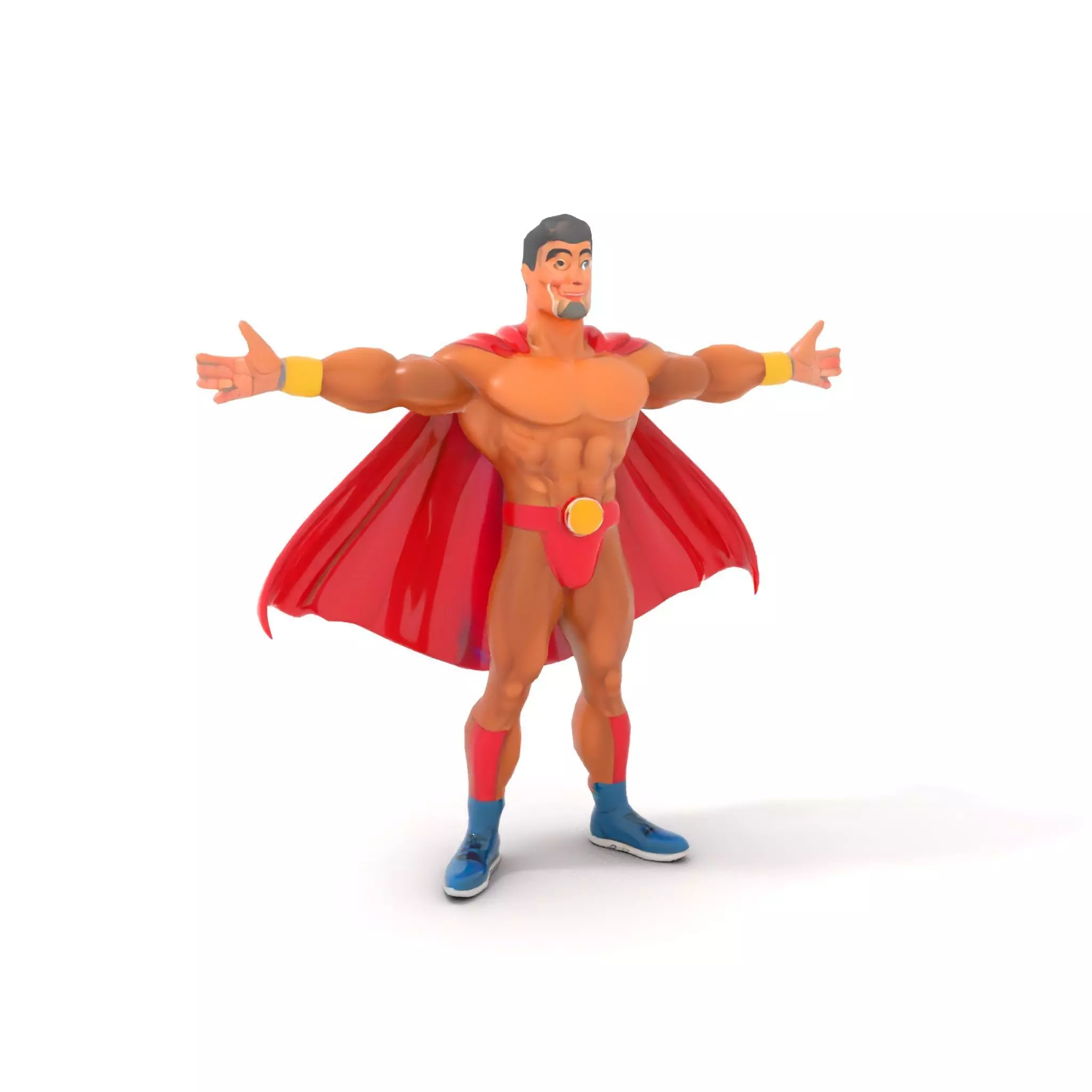 Heroic Red Cape model pack Low-poly 3D model_18